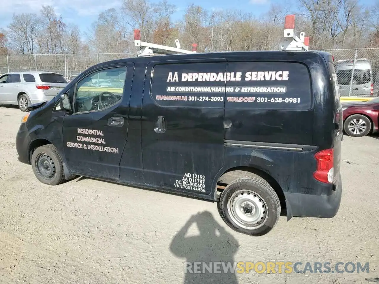 2 Photograph of a damaged car 3N6CM0KN7MK698483 NISSAN NV 2021