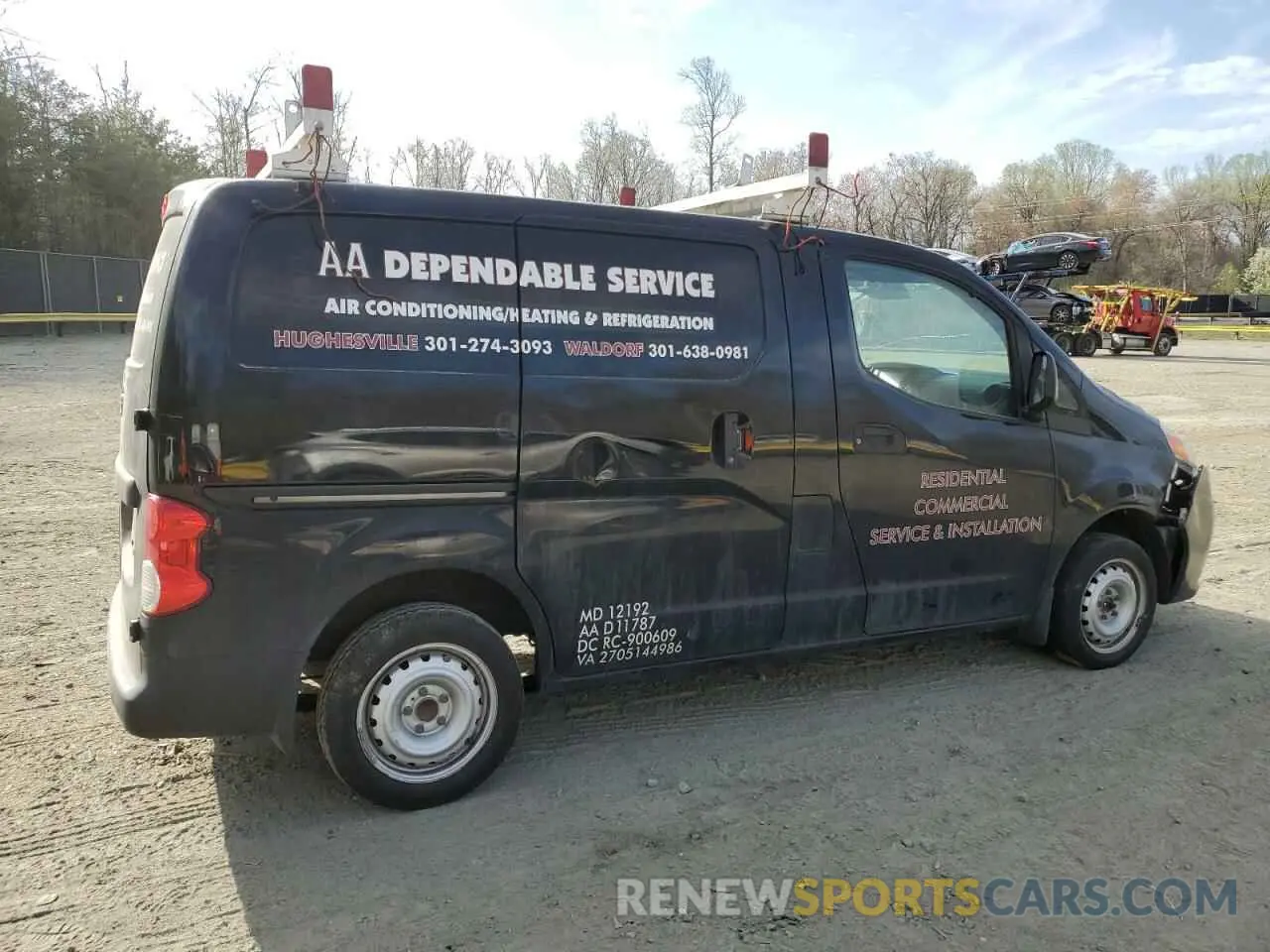 3 Photograph of a damaged car 3N6CM0KN7MK698483 NISSAN NV 2021
