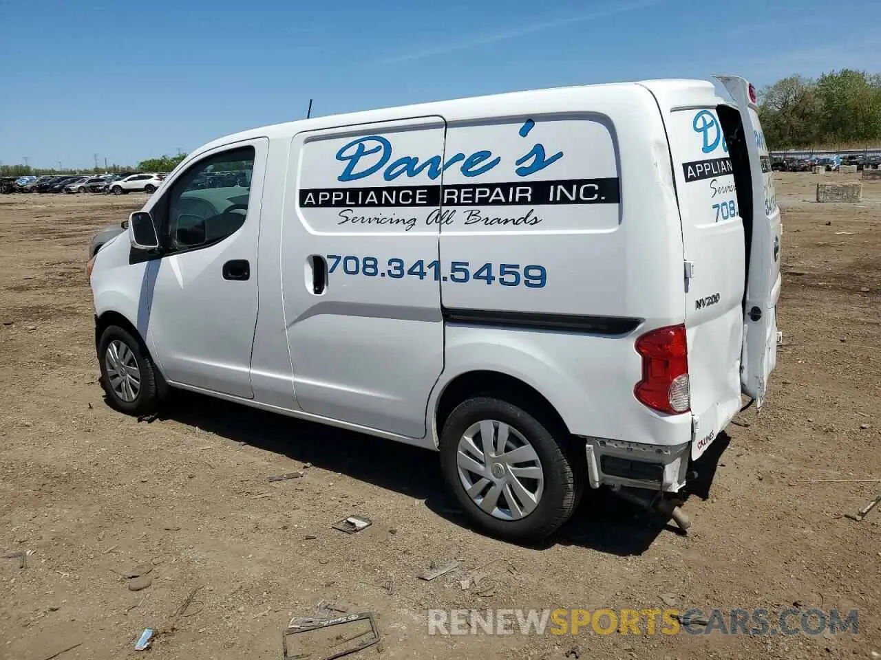 2 Photograph of a damaged car 3N6CM0KNXMK707399 NISSAN NV 2021