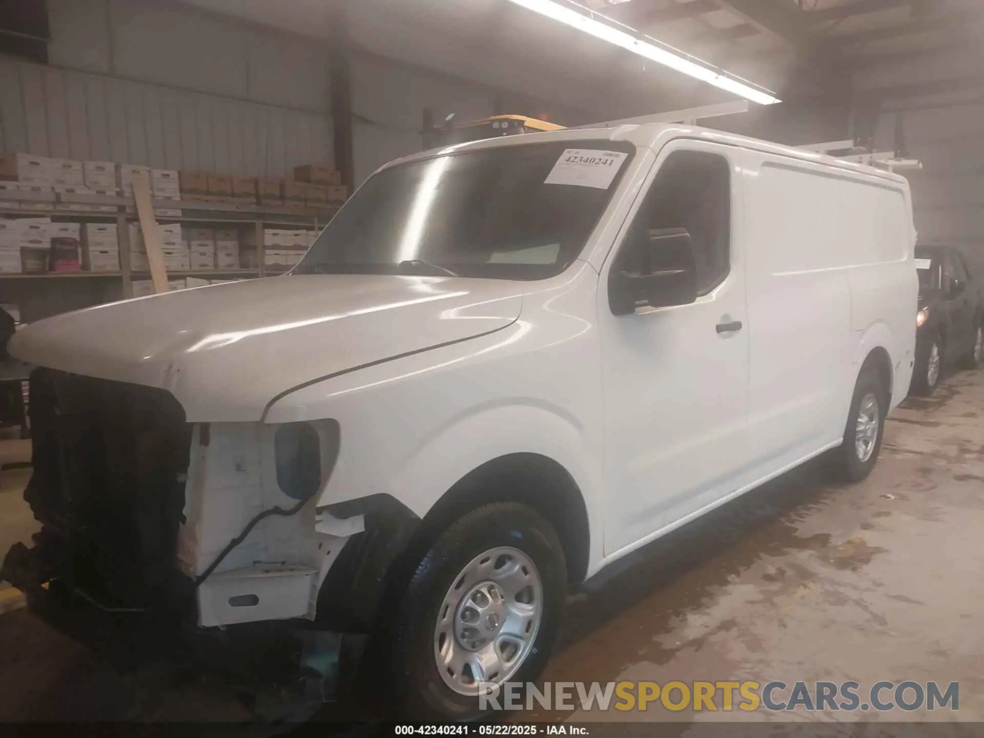 2 Photograph of a damaged car 1N6BF0KM4KN808359 NISSAN NV CARGO NV1500 2019