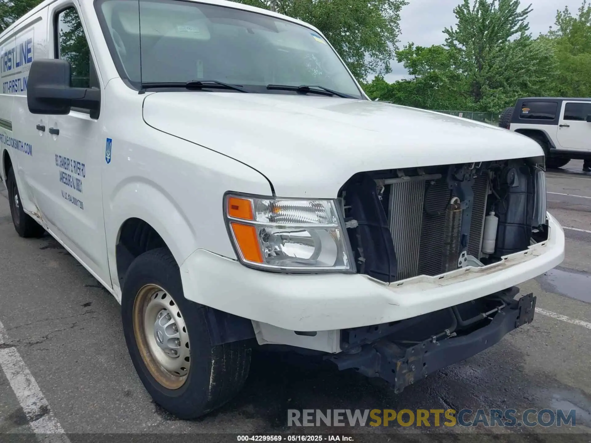 17 Photograph of a damaged car 1N6BF0KM0LN803824 NISSAN NV CARGO NV1500 2020