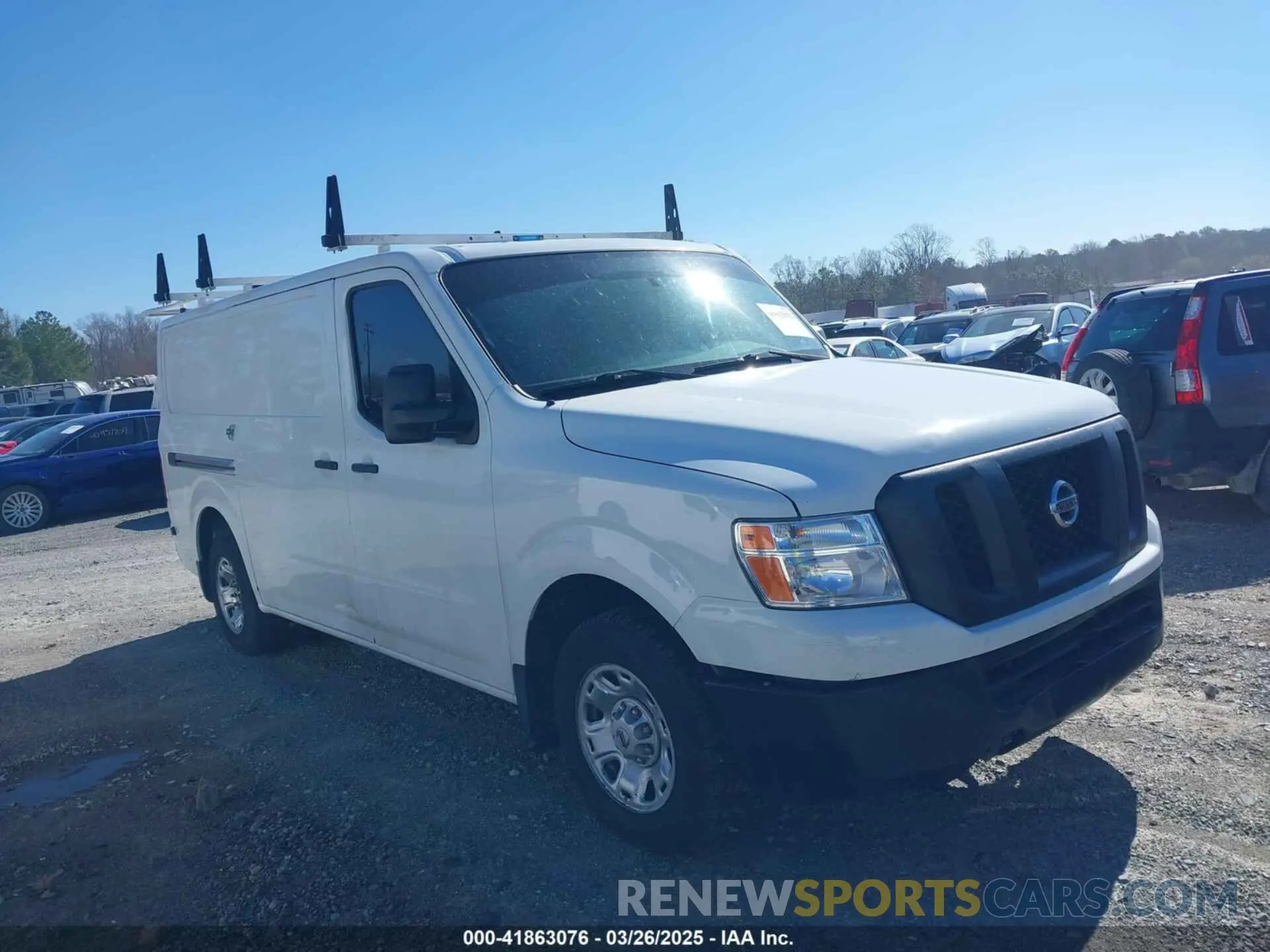 1 Photograph of a damaged car 1N6BF0KM5LN809313 NISSAN NV CARGO NV1500 2020