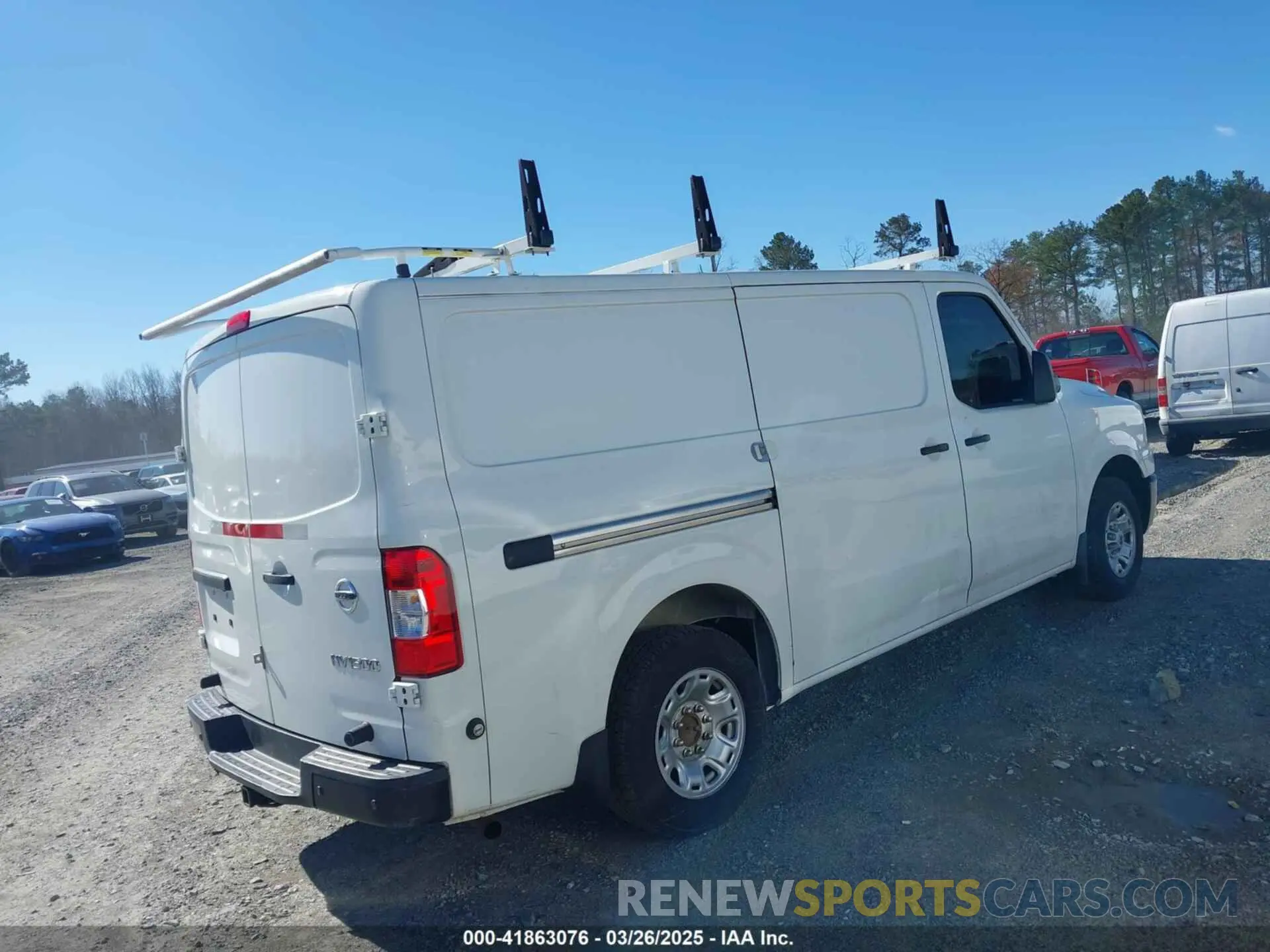 4 Photograph of a damaged car 1N6BF0KM5LN809313 NISSAN NV CARGO NV1500 2020