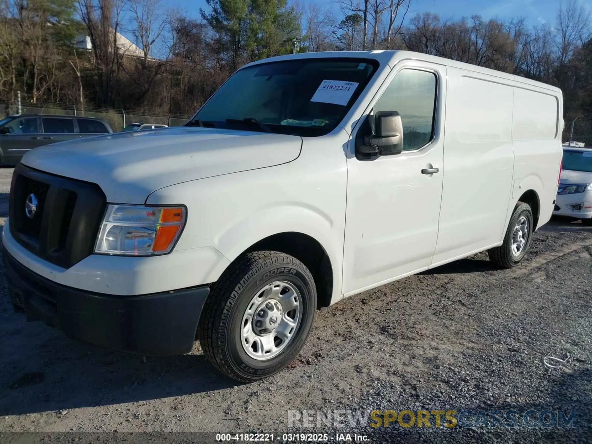 2 Photograph of a damaged car 1N6BF0KM9LN802655 NISSAN NV CARGO NV1500 2020