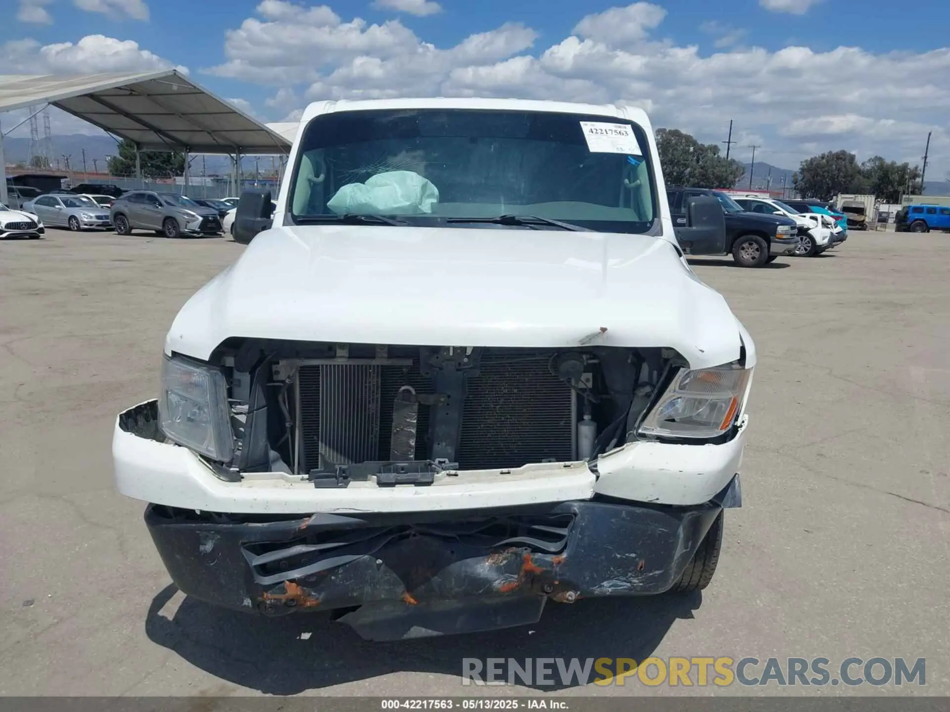 12 Photograph of a damaged car 1N6BF0KMXLN802857 NISSAN NV CARGO NV1500 2020