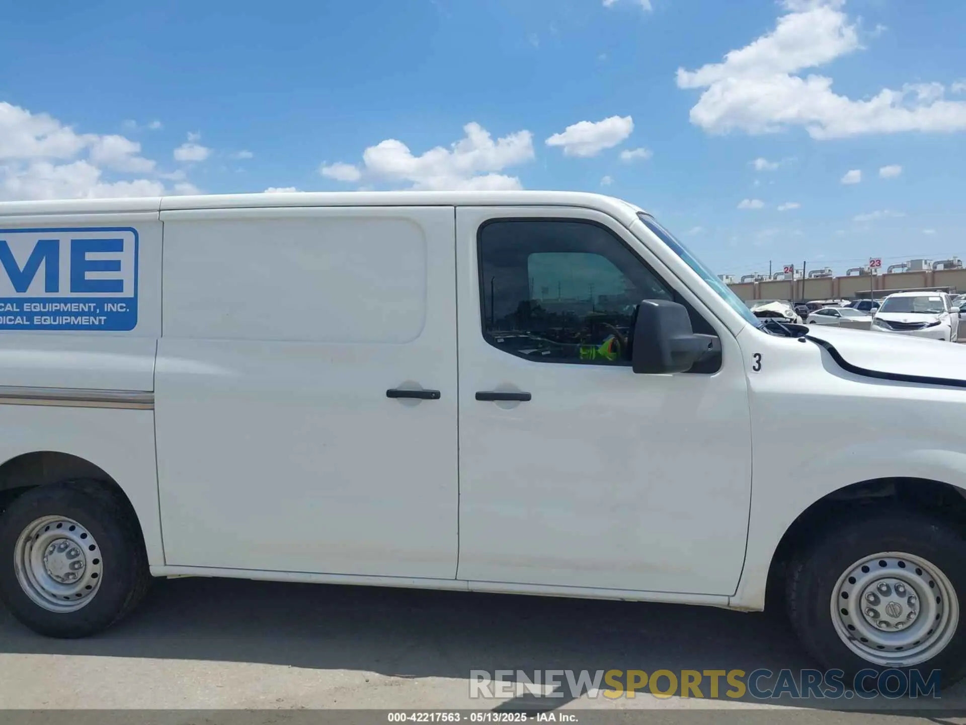 13 Photograph of a damaged car 1N6BF0KMXLN802857 NISSAN NV CARGO NV1500 2020