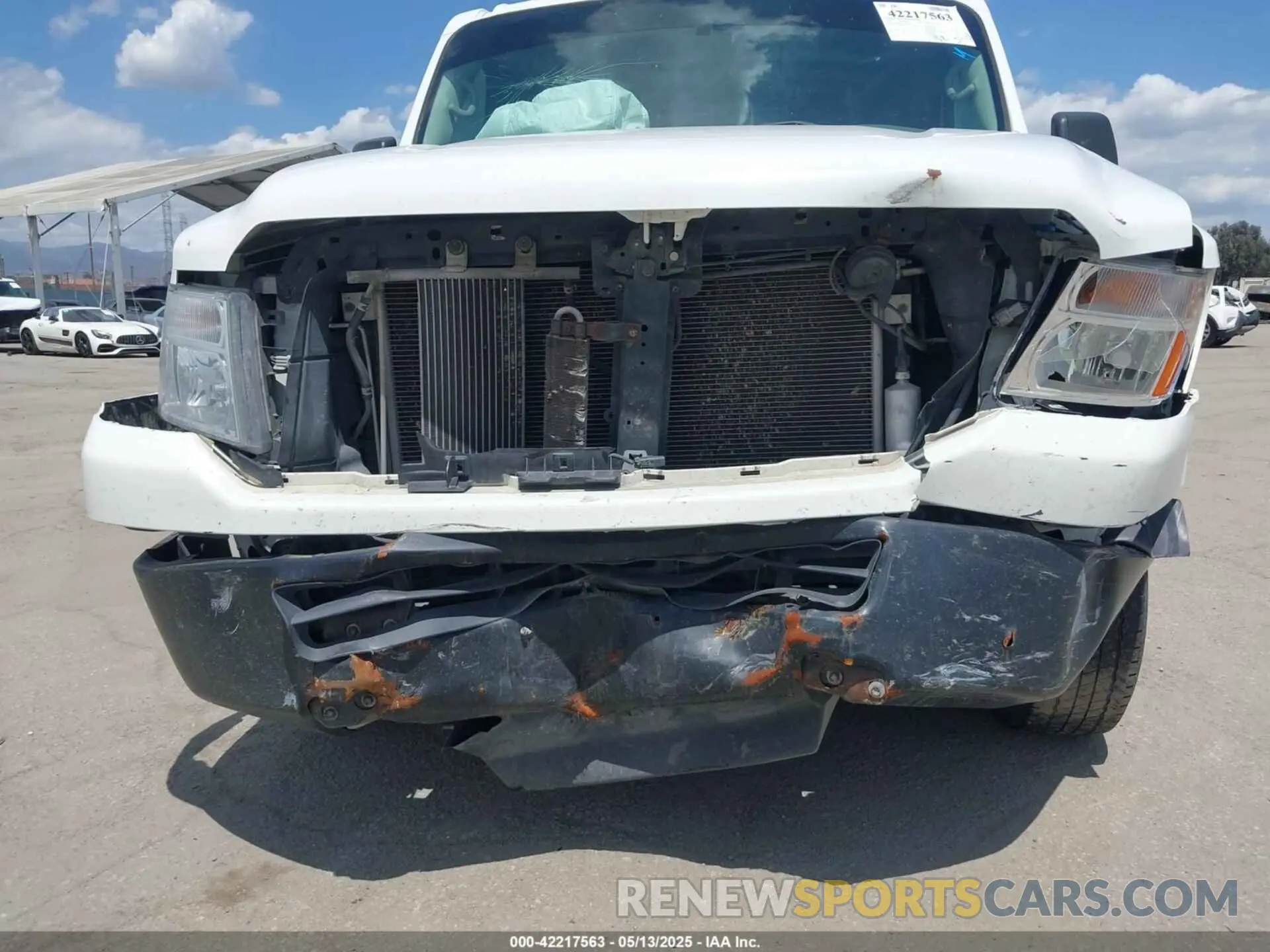 6 Photograph of a damaged car 1N6BF0KMXLN802857 NISSAN NV CARGO NV1500 2020