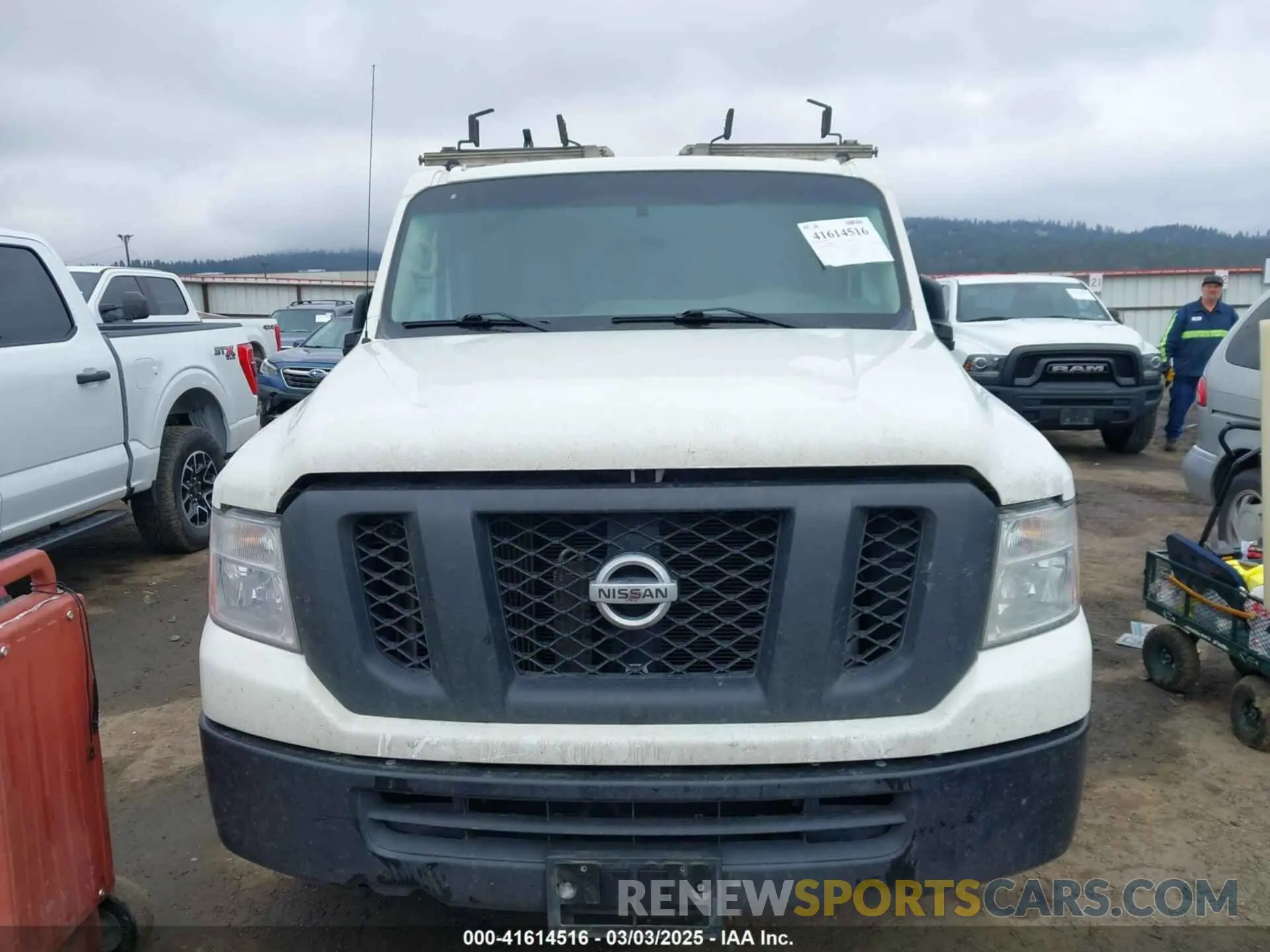 12 Photograph of a damaged car 1N6BF0KM7MN800257 NISSAN NV CARGO NV1500 2021