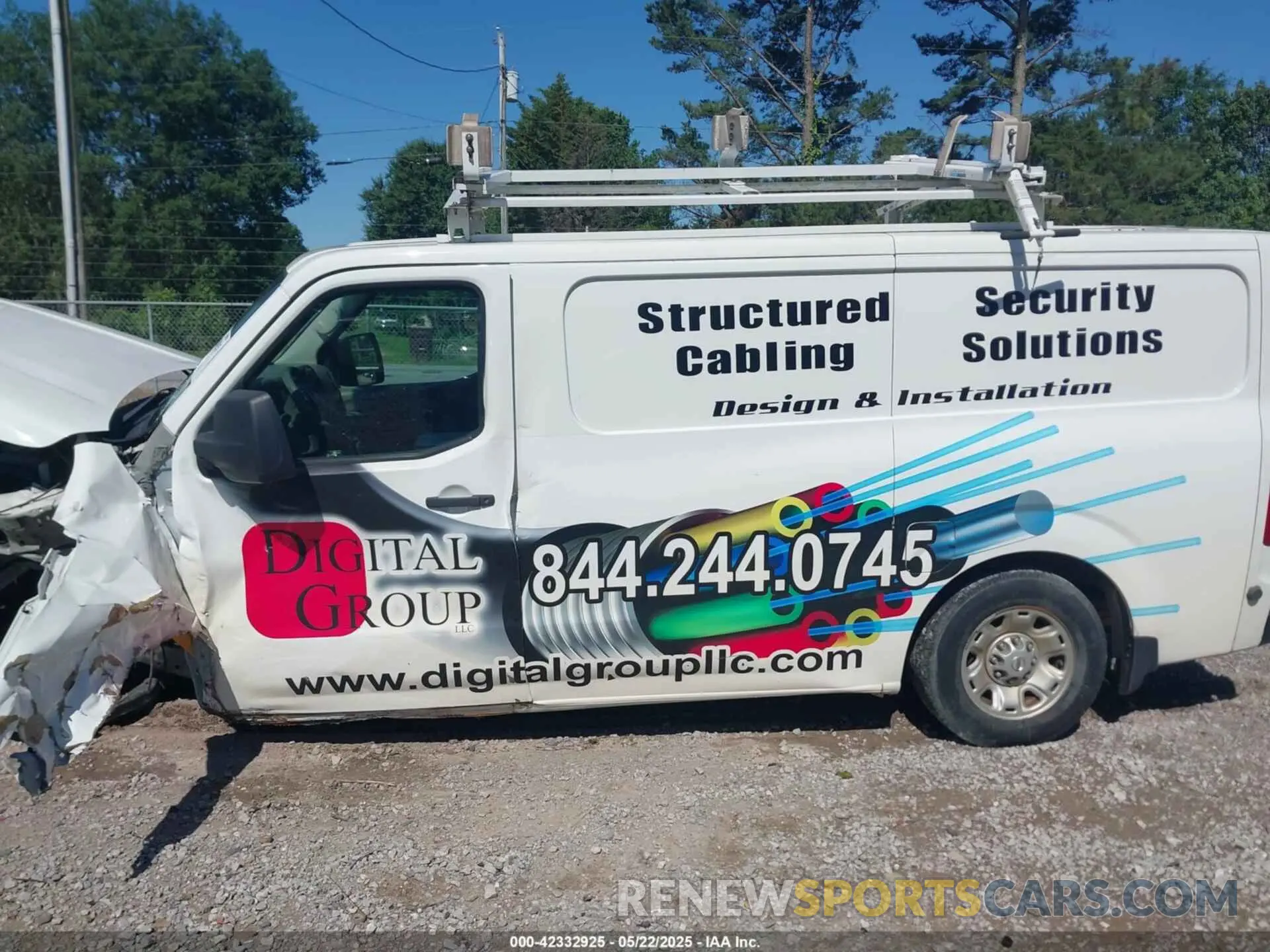 15 Photograph of a damaged car 1N6BF0KY8KN800302 NISSAN NV CARGO NV2500 HD 2019