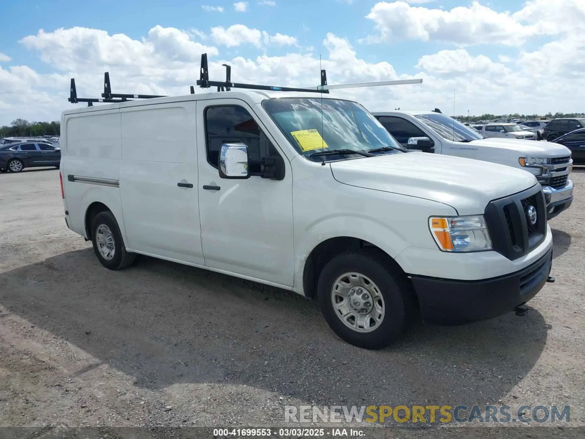 1 Photograph of a damaged car 1N6AF0KY9LN804355 NISSAN NV CARGO NV2500 HD 2020