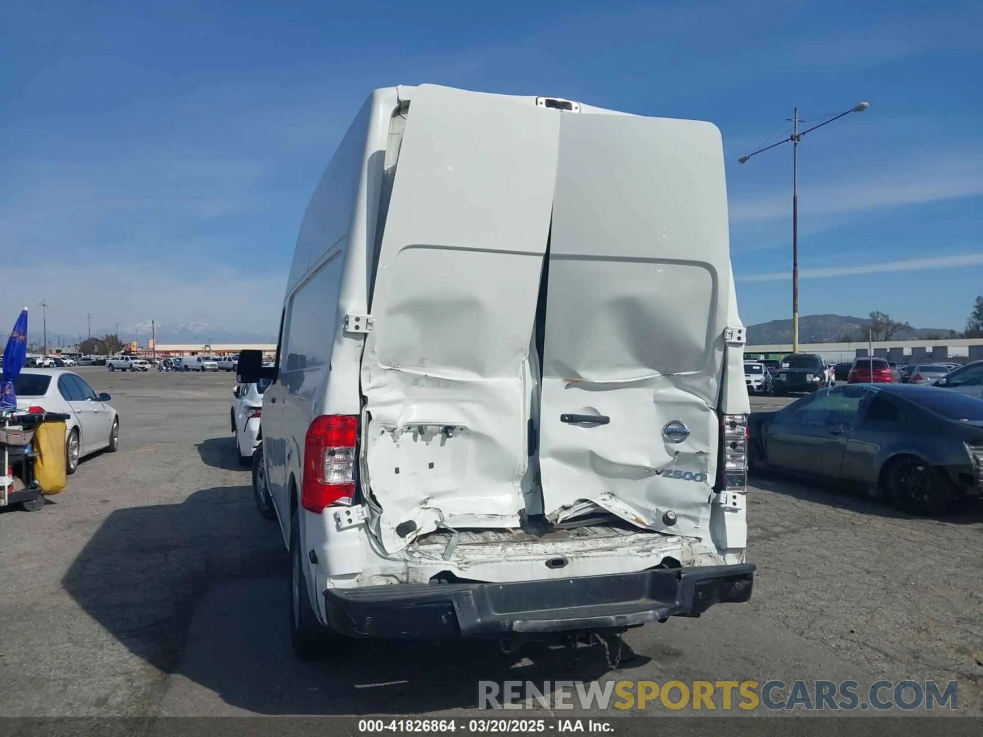 16 Photograph of a damaged car 1N6BF0LY3LN811787 NISSAN NV CARGO NV2500 HD 2020