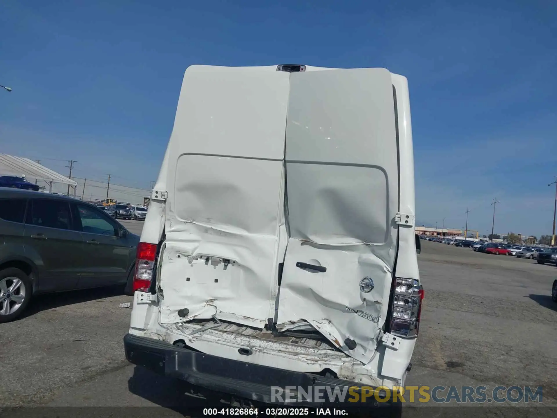 6 Photograph of a damaged car 1N6BF0LY3LN811787 NISSAN NV CARGO NV2500 HD 2020
