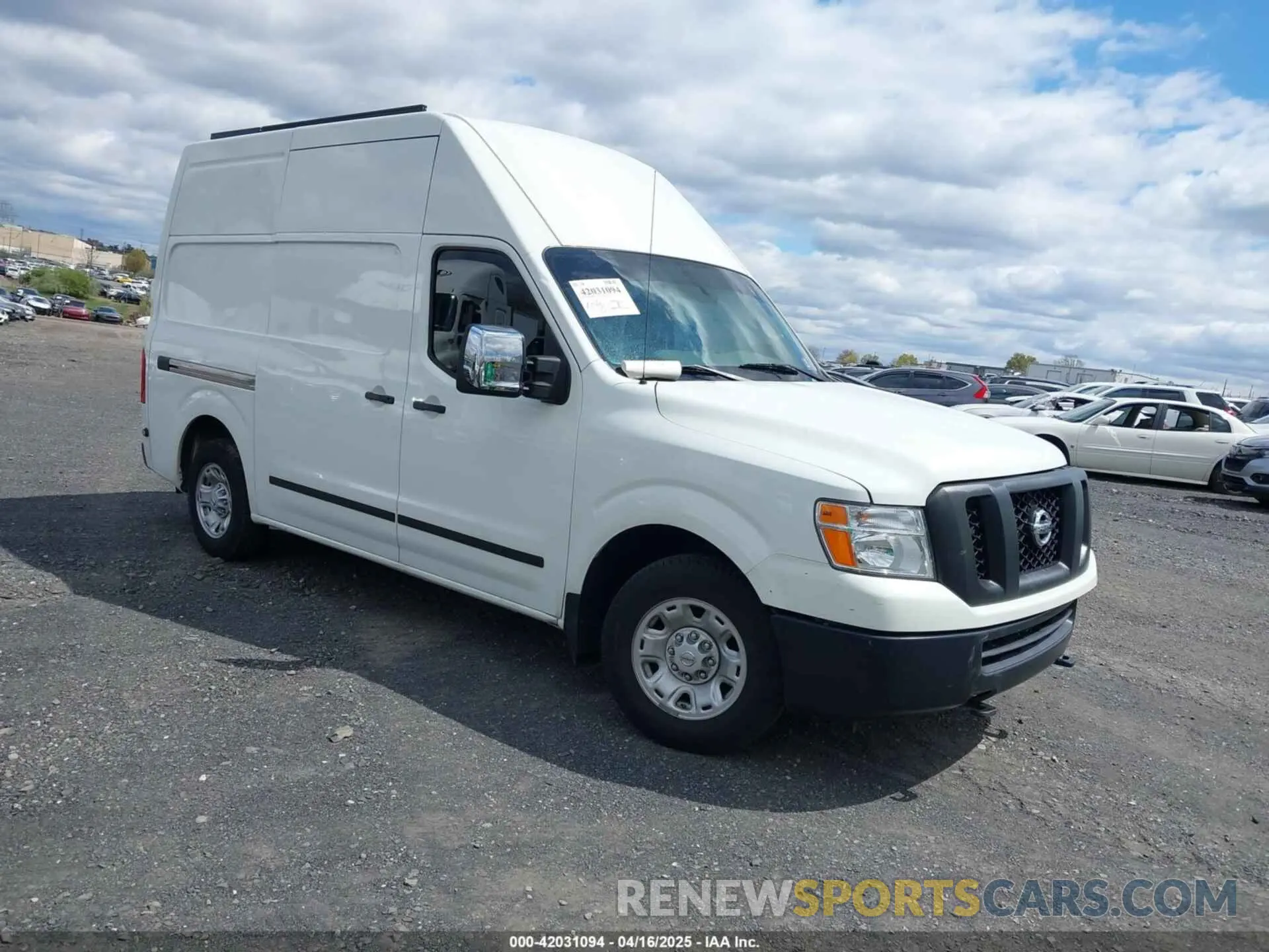 1 Photograph of a damaged car 1N6AF0LY2MN800907 NISSAN NV CARGO NV2500 HD 2021