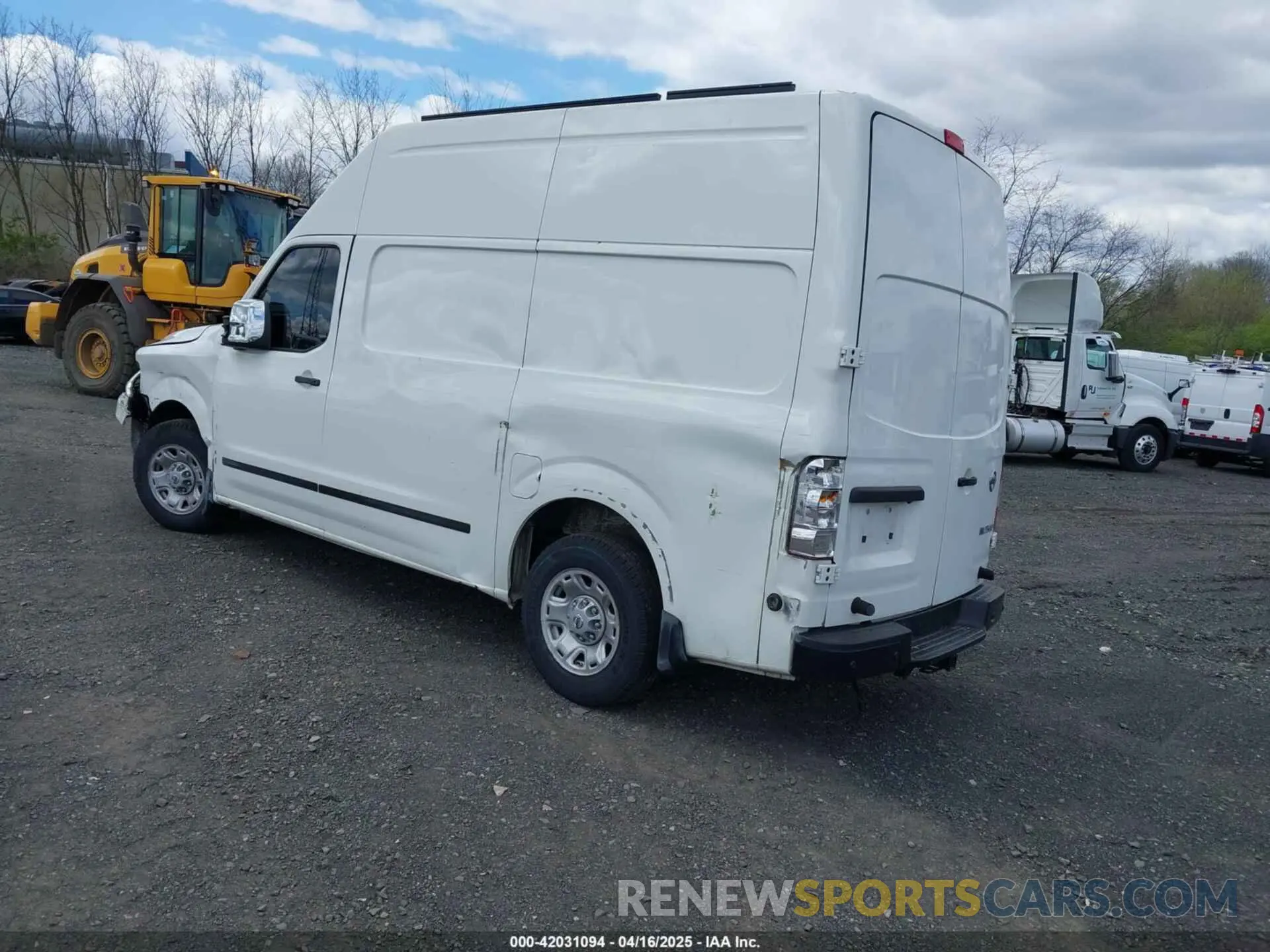 3 Photograph of a damaged car 1N6AF0LY2MN800907 NISSAN NV CARGO NV2500 HD 2021