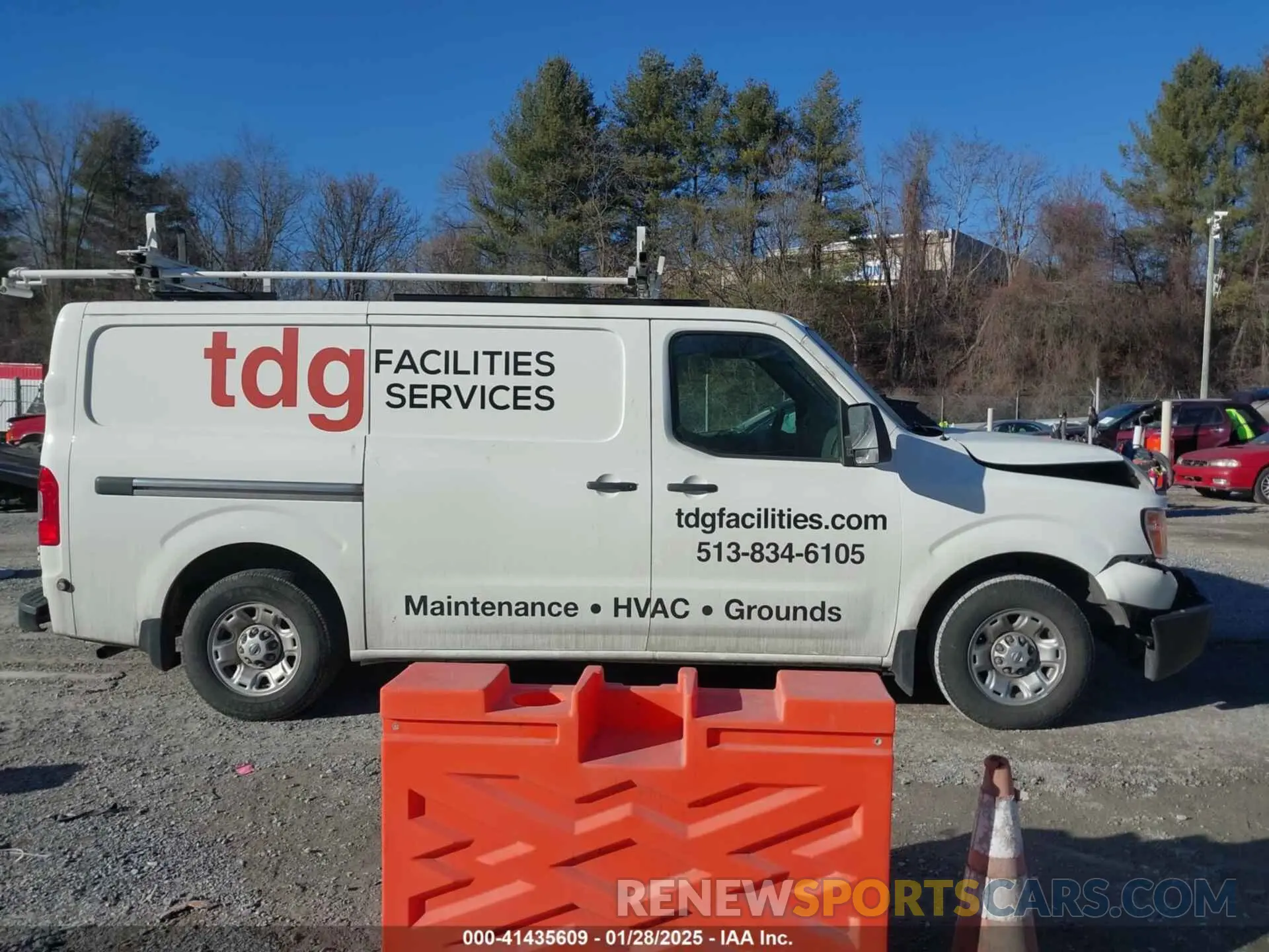 13 Photograph of a damaged car 1N6BF0KY7MN805011 NISSAN NV CARGO NV2500 HD 2021