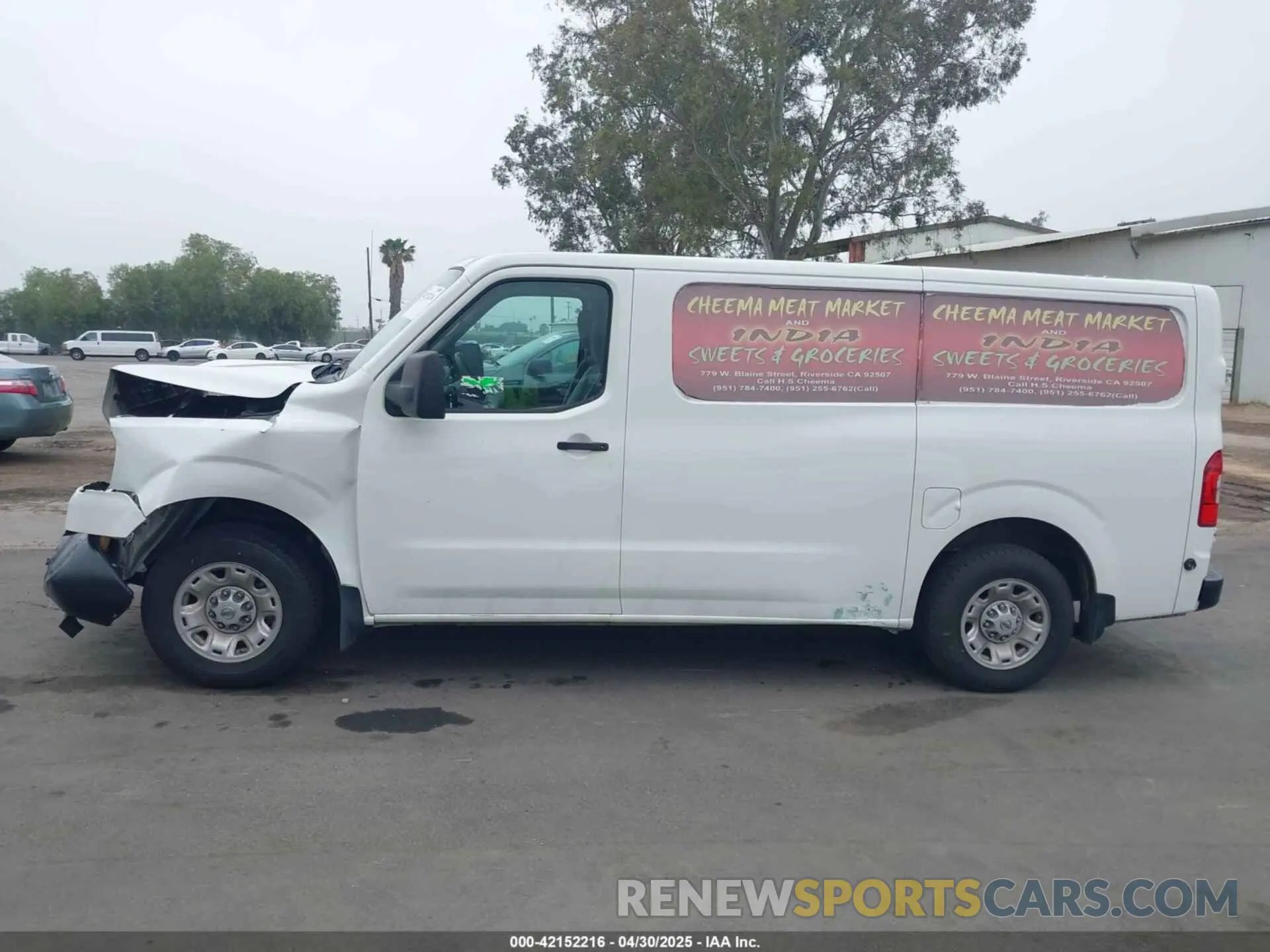 14 Photograph of a damaged car 1N6BF0KYXMN805682 NISSAN NV CARGO NV2500 HD 2021