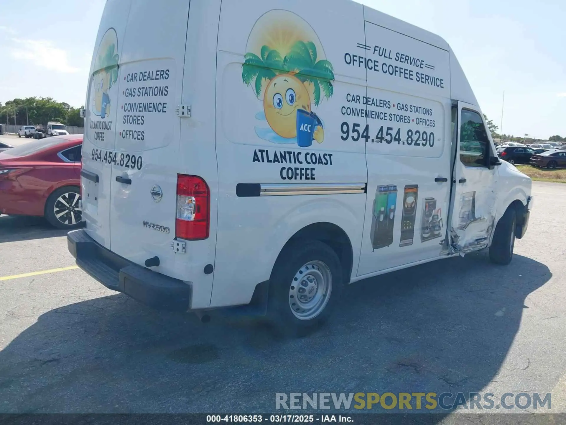 4 Photograph of a damaged car 1N6BF0LY1MN804323 NISSAN NV CARGO NV2500 HD 2021