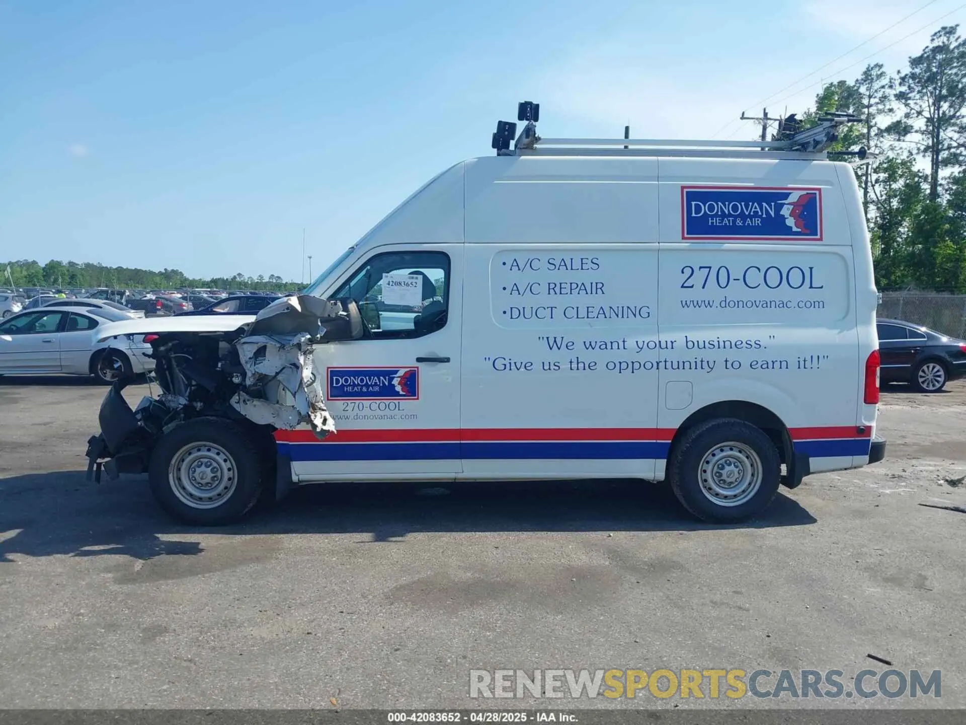 13 Photograph of a damaged car 1N6BF0LY2MN803410 NISSAN NV CARGO NV2500 HD 2021