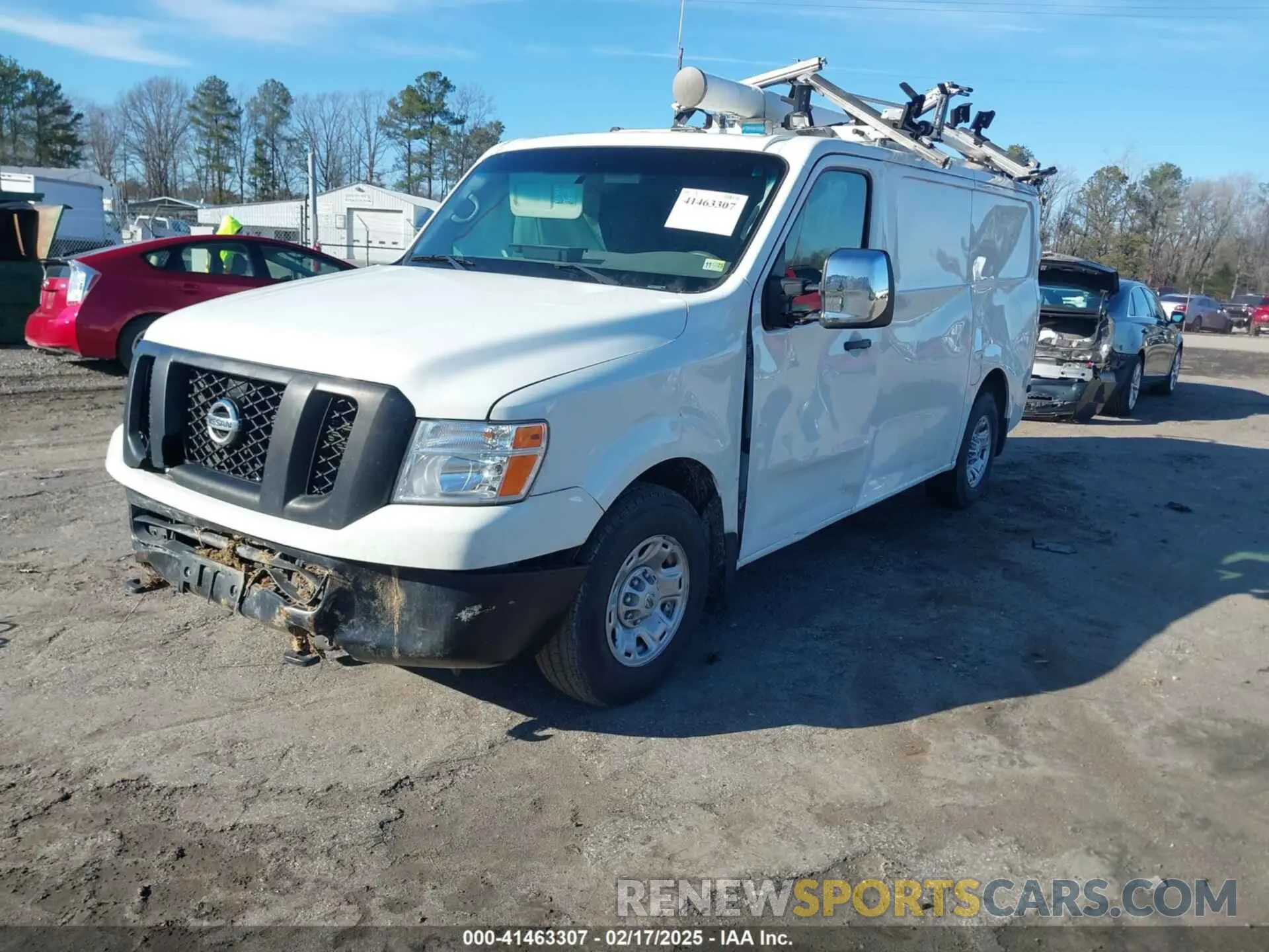 2 Photograph of a damaged car 1N6AF0KY7MN804565 NISSAN NV CARGO NV3500 HD 2021