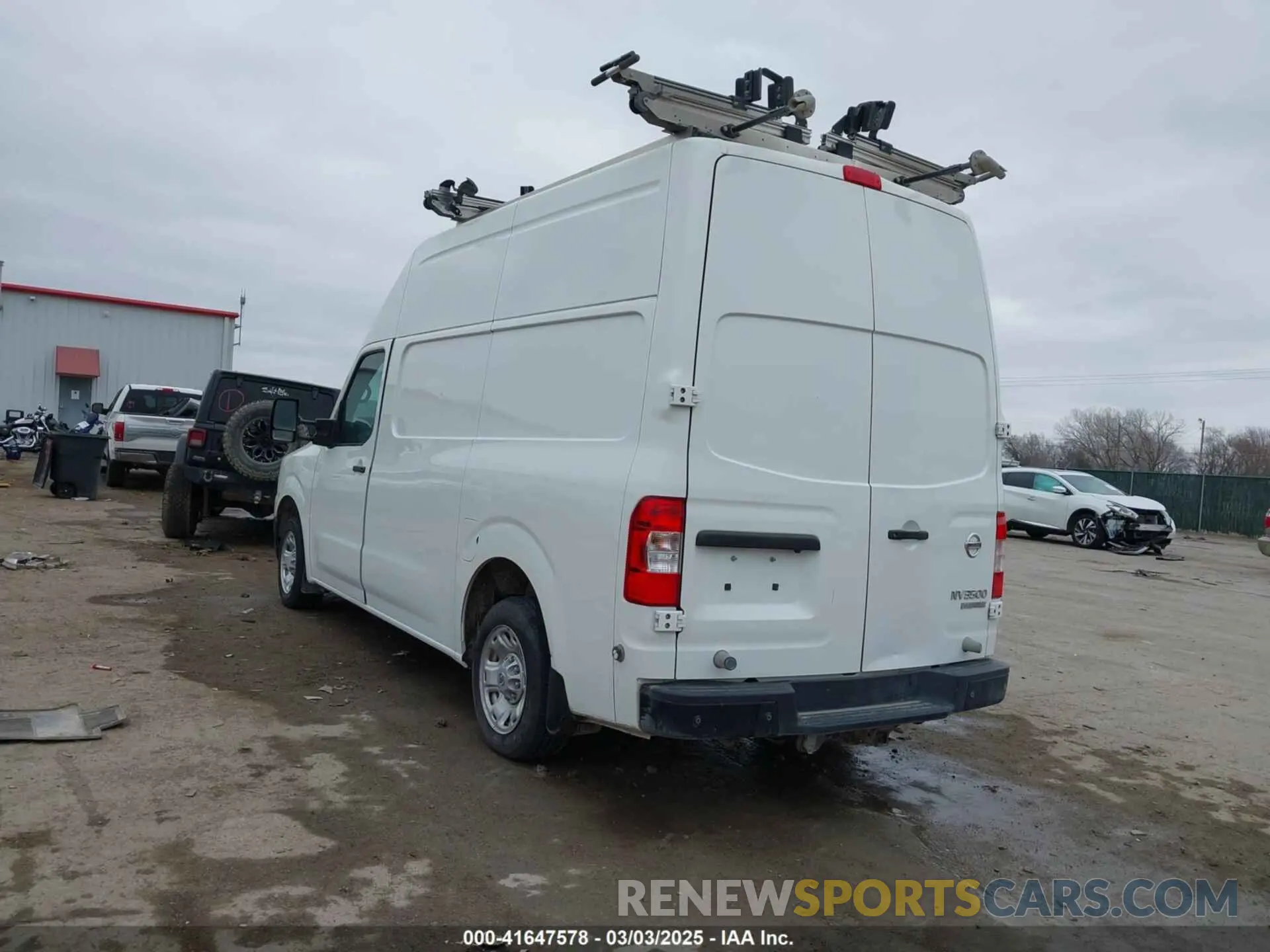 3 Photograph of a damaged car 1N6AF0LY7MN803432 NISSAN NV CARGO NV3500 HD 2021