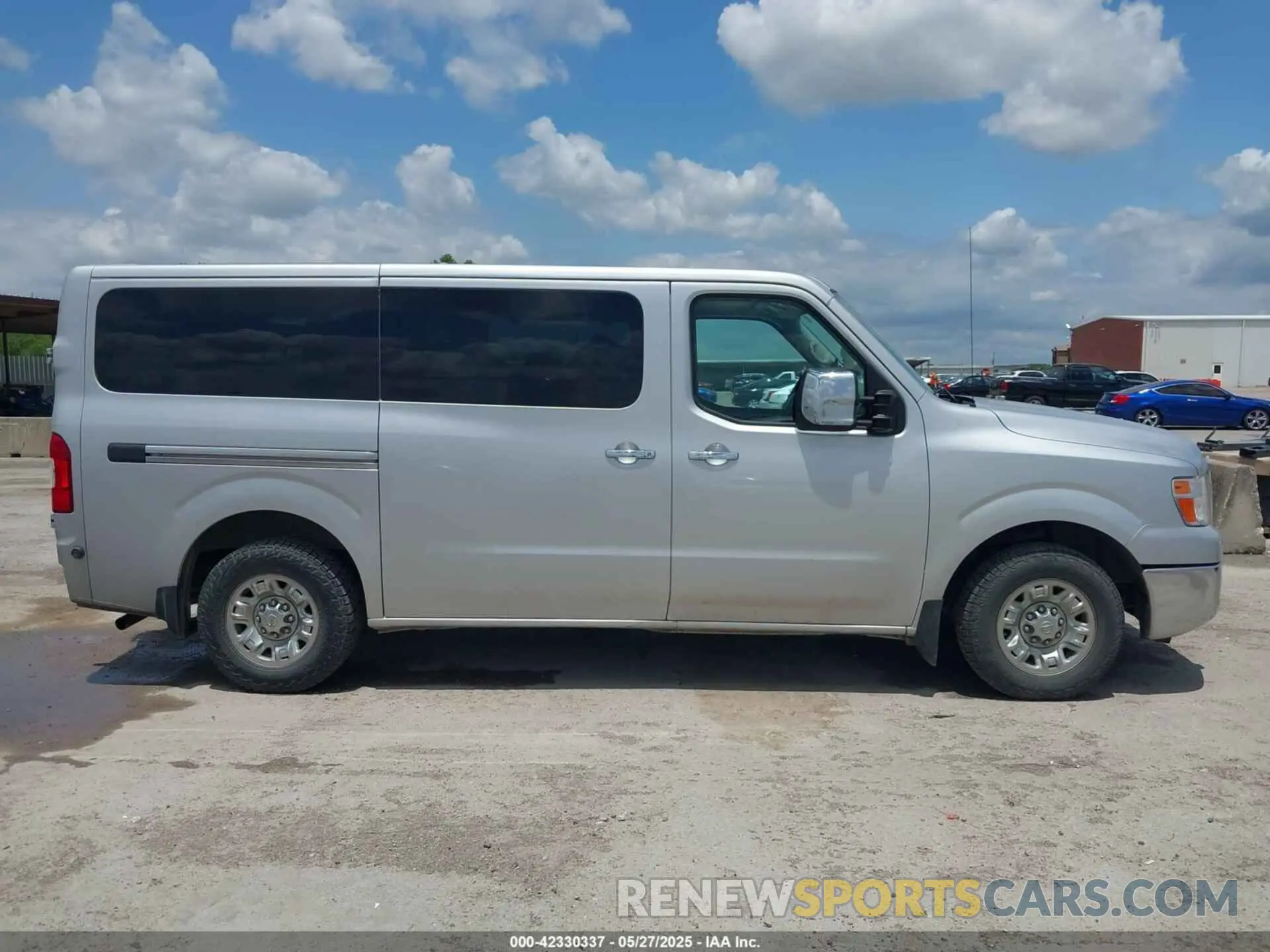 13 Photograph of a damaged car 5BZAF0AA2KN852771 NISSAN NV PASSENGER NV3500 HD 2019