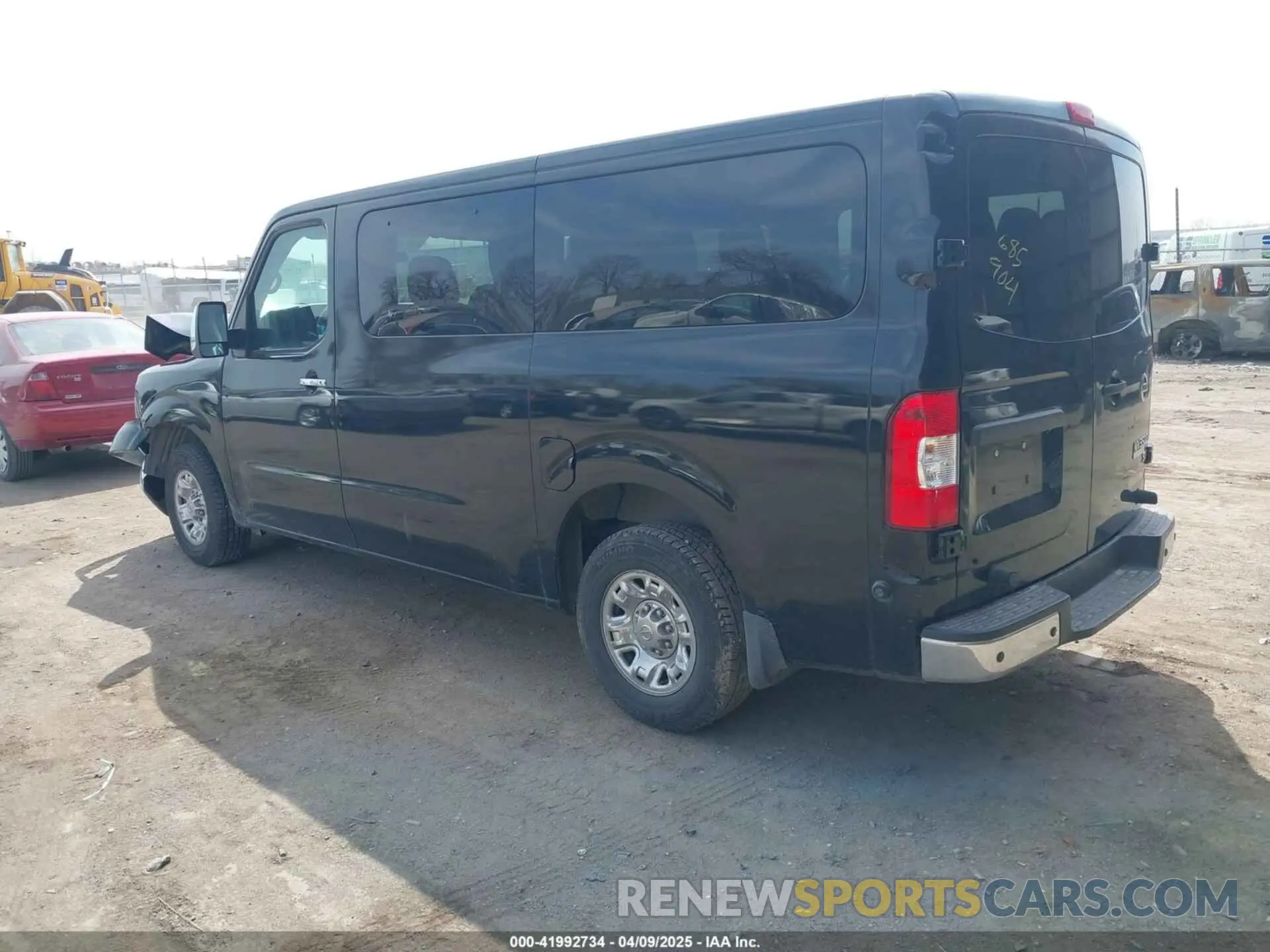 3 Photograph of a damaged car 5BZBF0AA6KN851451 NISSAN NV PASSENGER NV3500 HD 2019