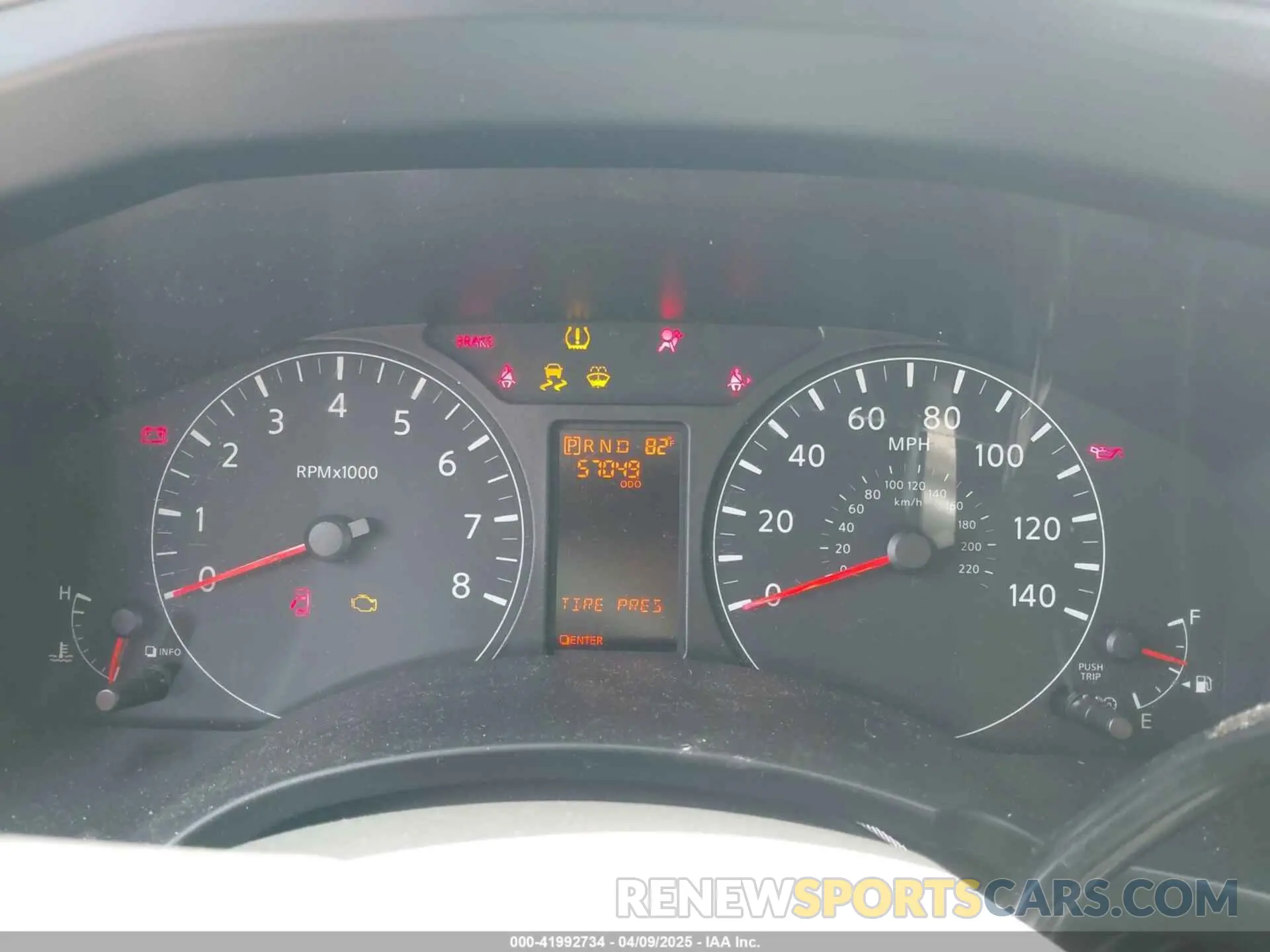 7 Photograph of a damaged car 5BZBF0AA6KN851451 NISSAN NV PASSENGER NV3500 HD 2019