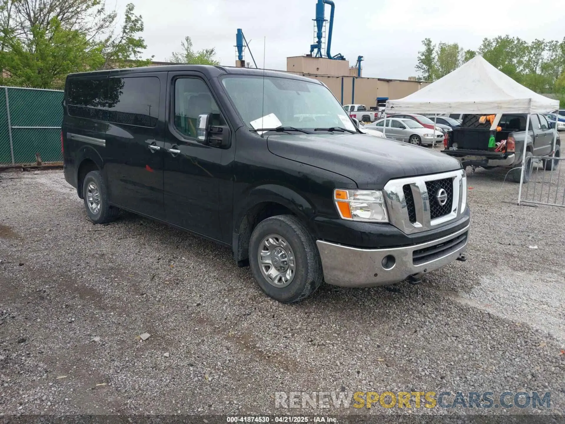 1 Photograph of a damaged car 5BZAF0AA3LN851565 NISSAN NV PASSENGER NV3500 HD 2020
