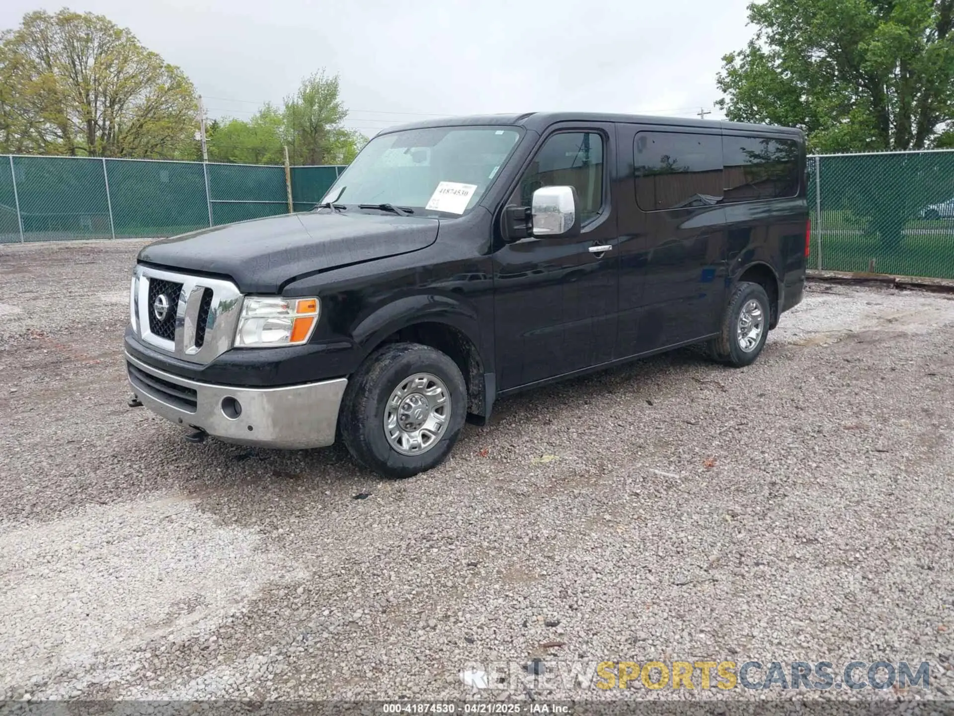 2 Photograph of a damaged car 5BZAF0AA3LN851565 NISSAN NV PASSENGER NV3500 HD 2020