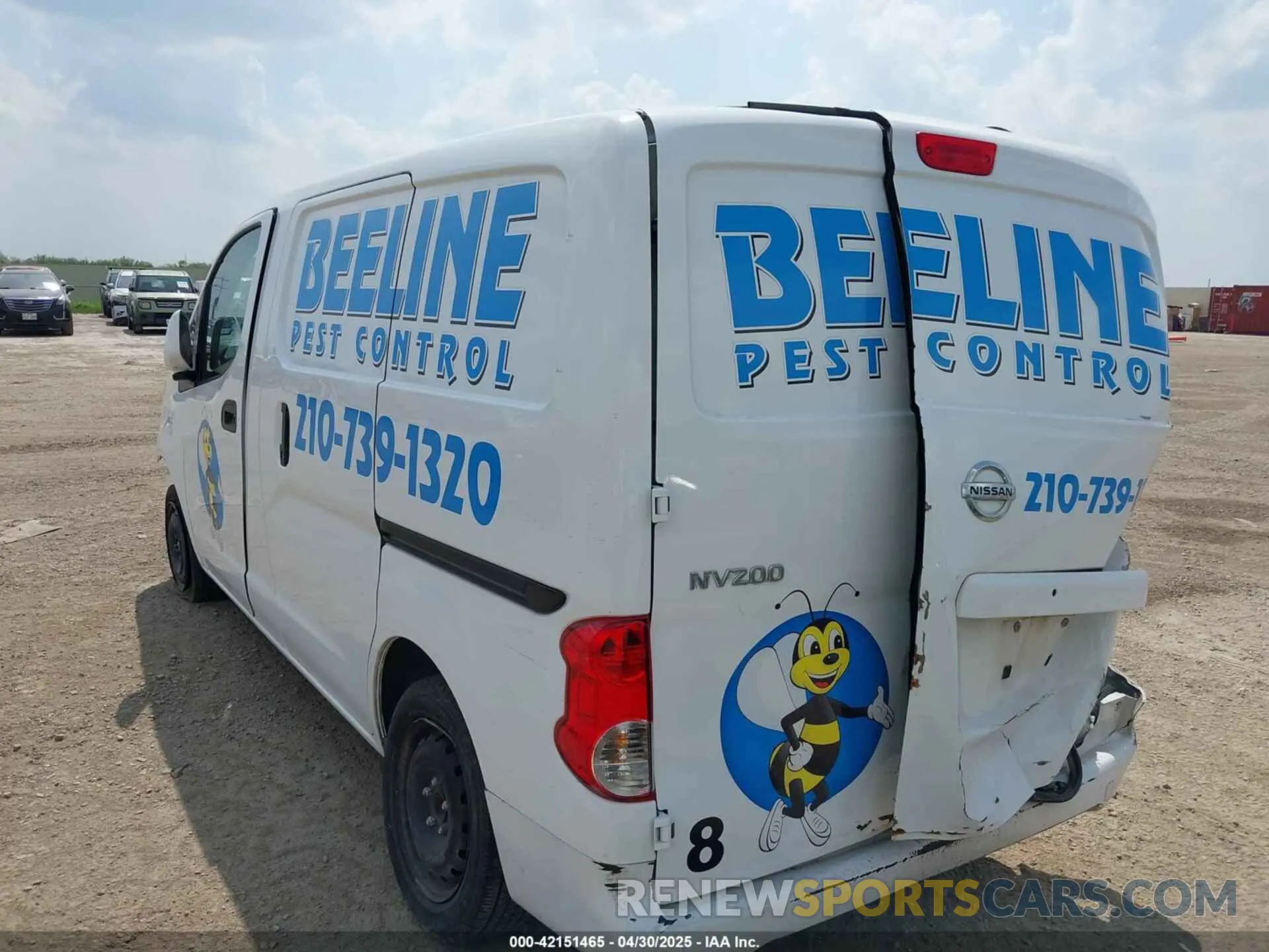 3 Photograph of a damaged car 3N6CM0KN1KK691705 NISSAN NV200 2019