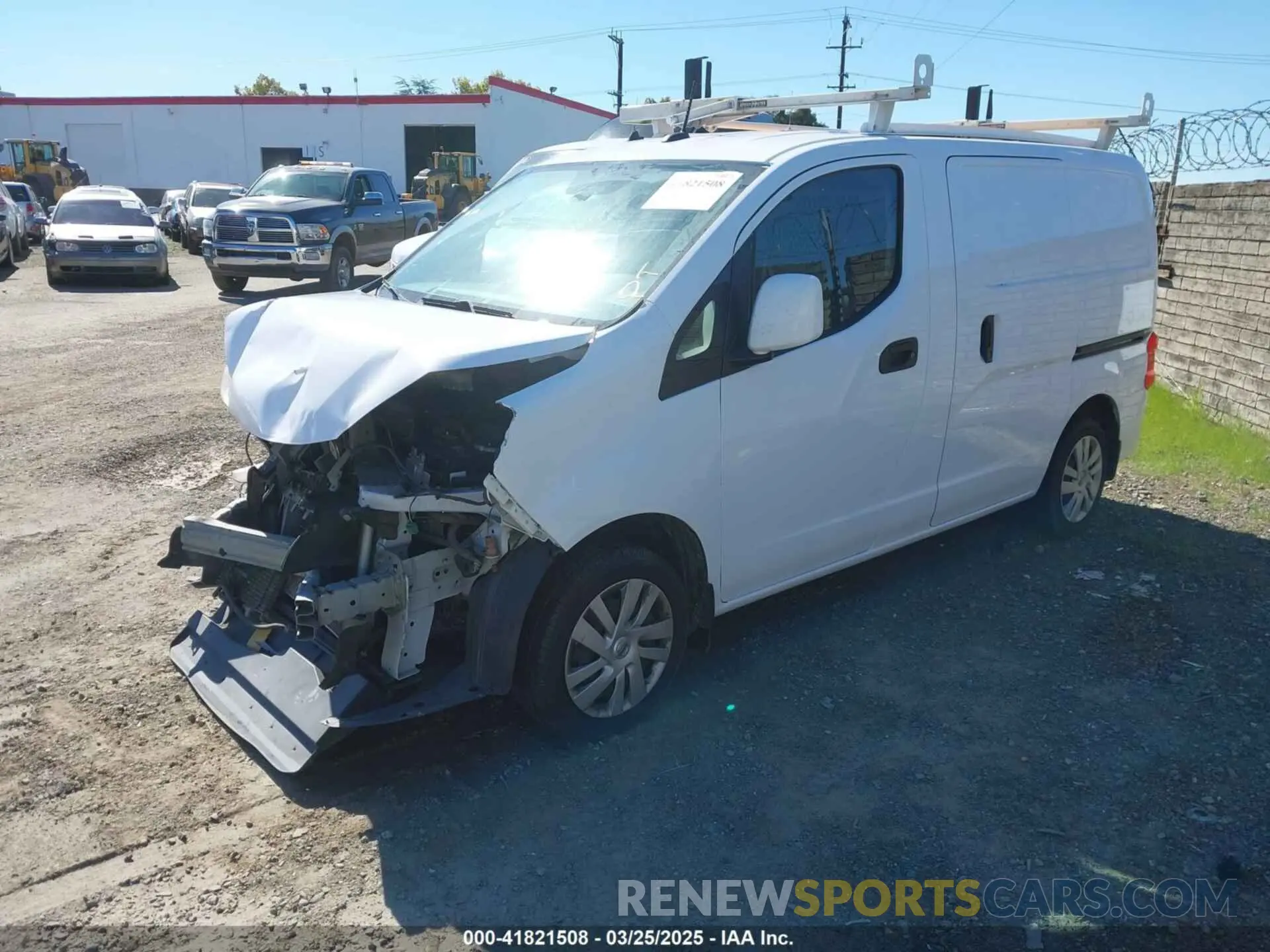 2 Photograph of a damaged car 3N6CM0KN1KK699268 NISSAN NV200 2019
