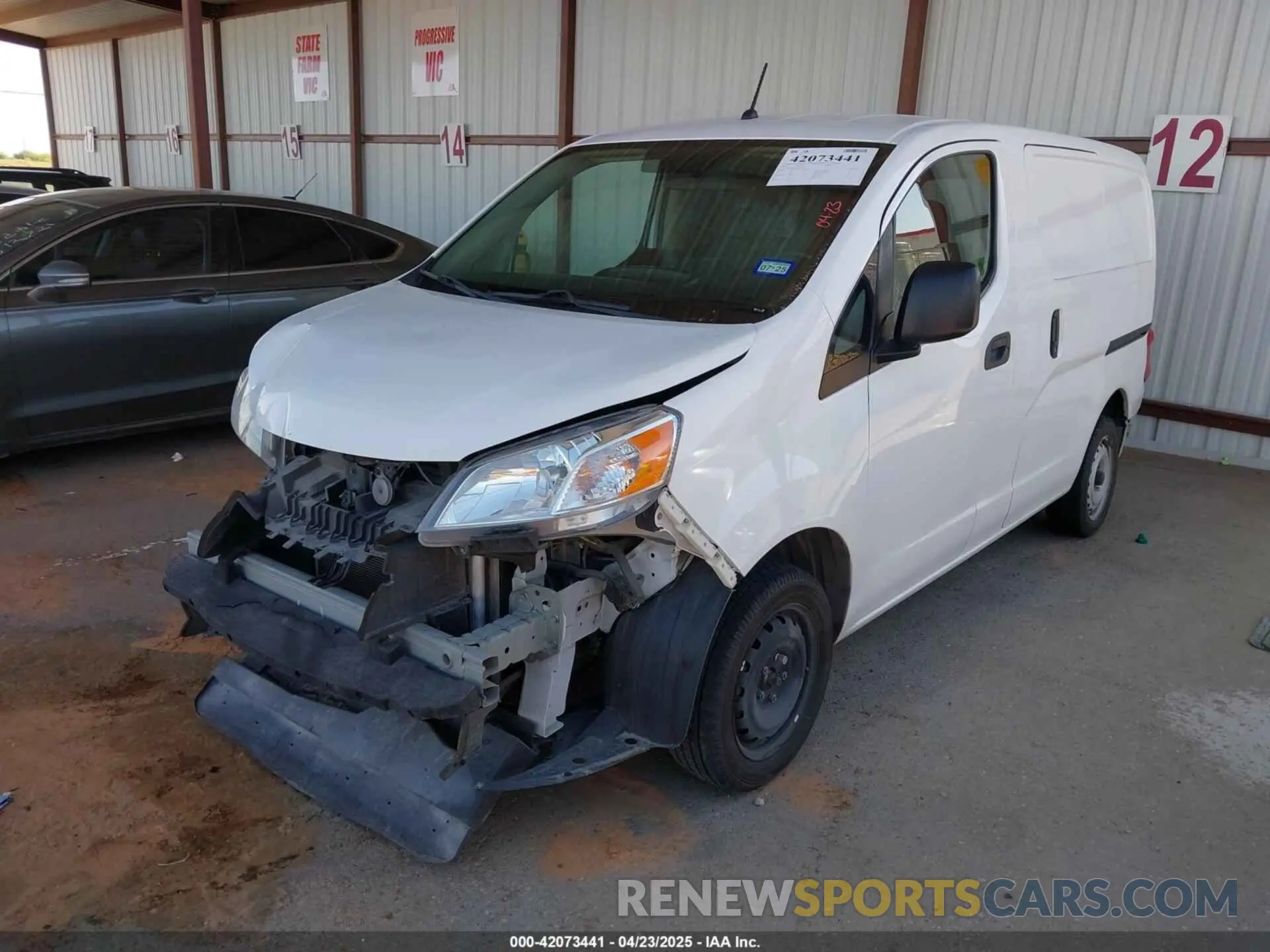 2 Photograph of a damaged car 3N6CM0KN2KK704249 NISSAN NV200 2019