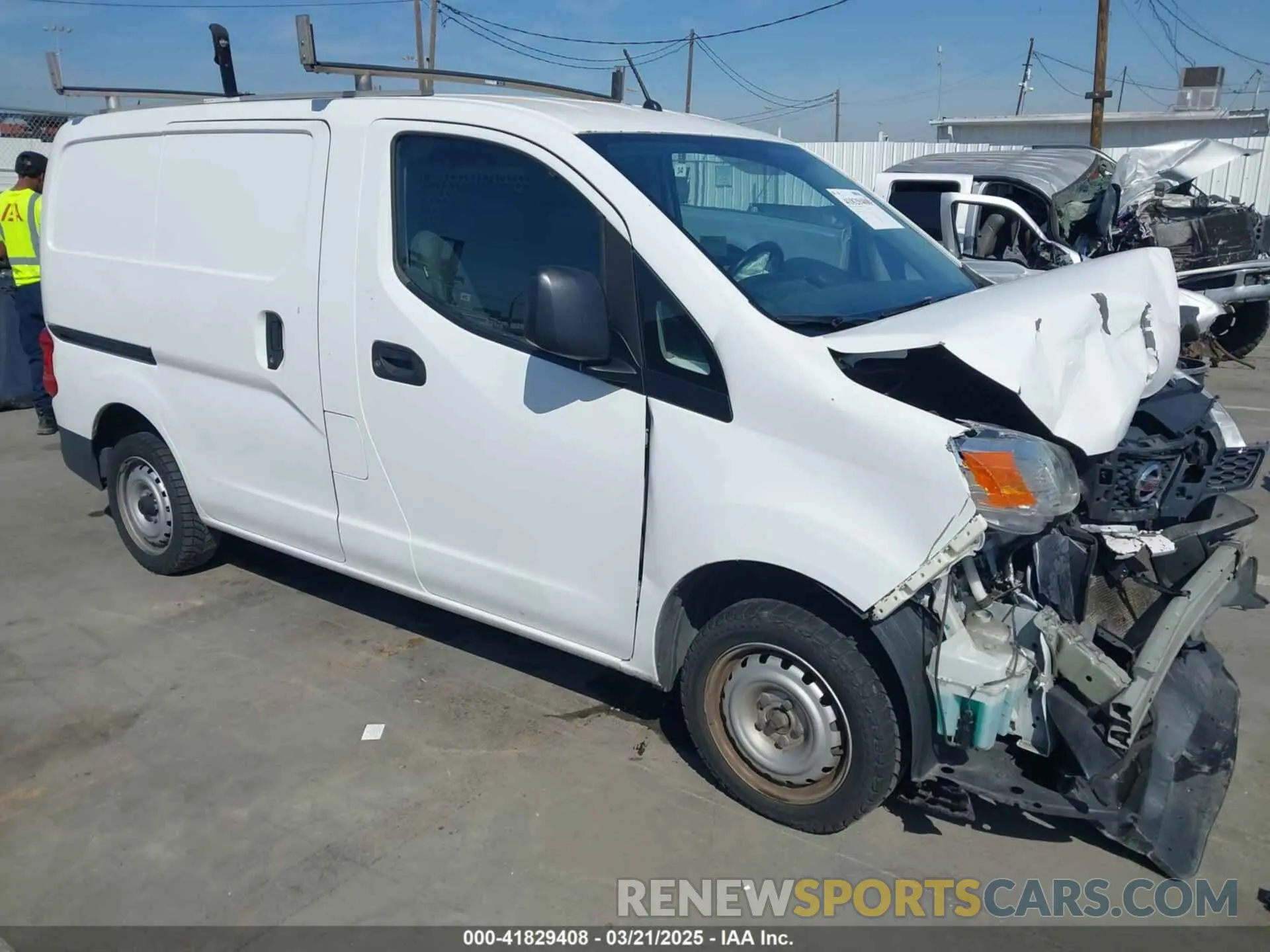1 Photograph of a damaged car 3N6CM0KN2KK707488 NISSAN NV200 2019