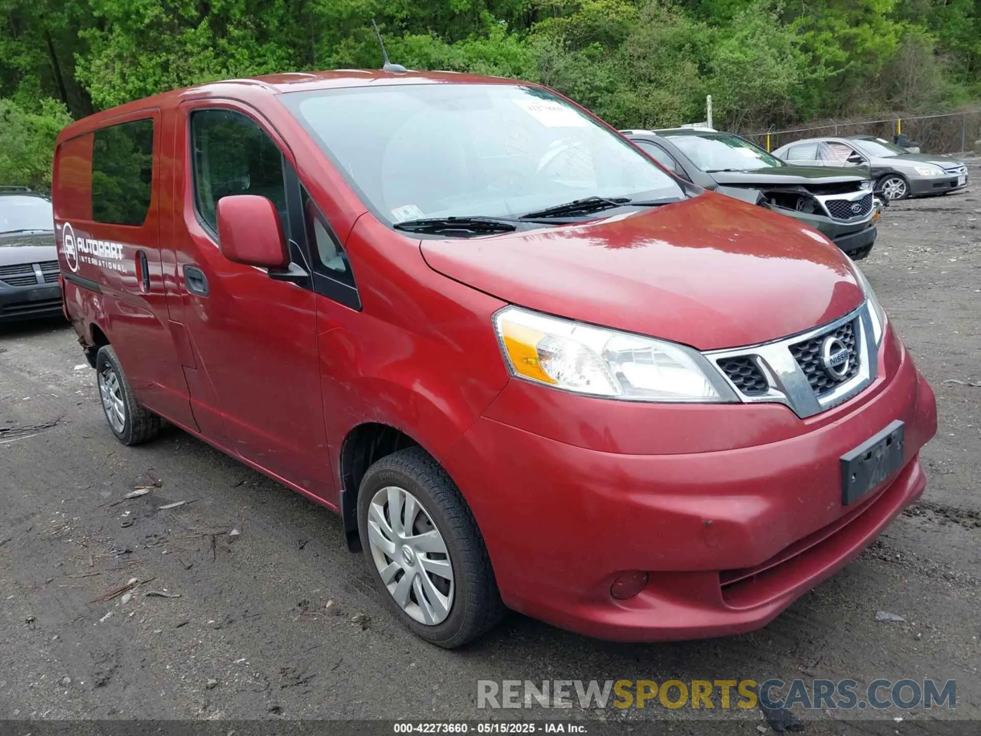 1 Photograph of a damaged car 3N6CM0KN3KK694587 NISSAN NV200 2019