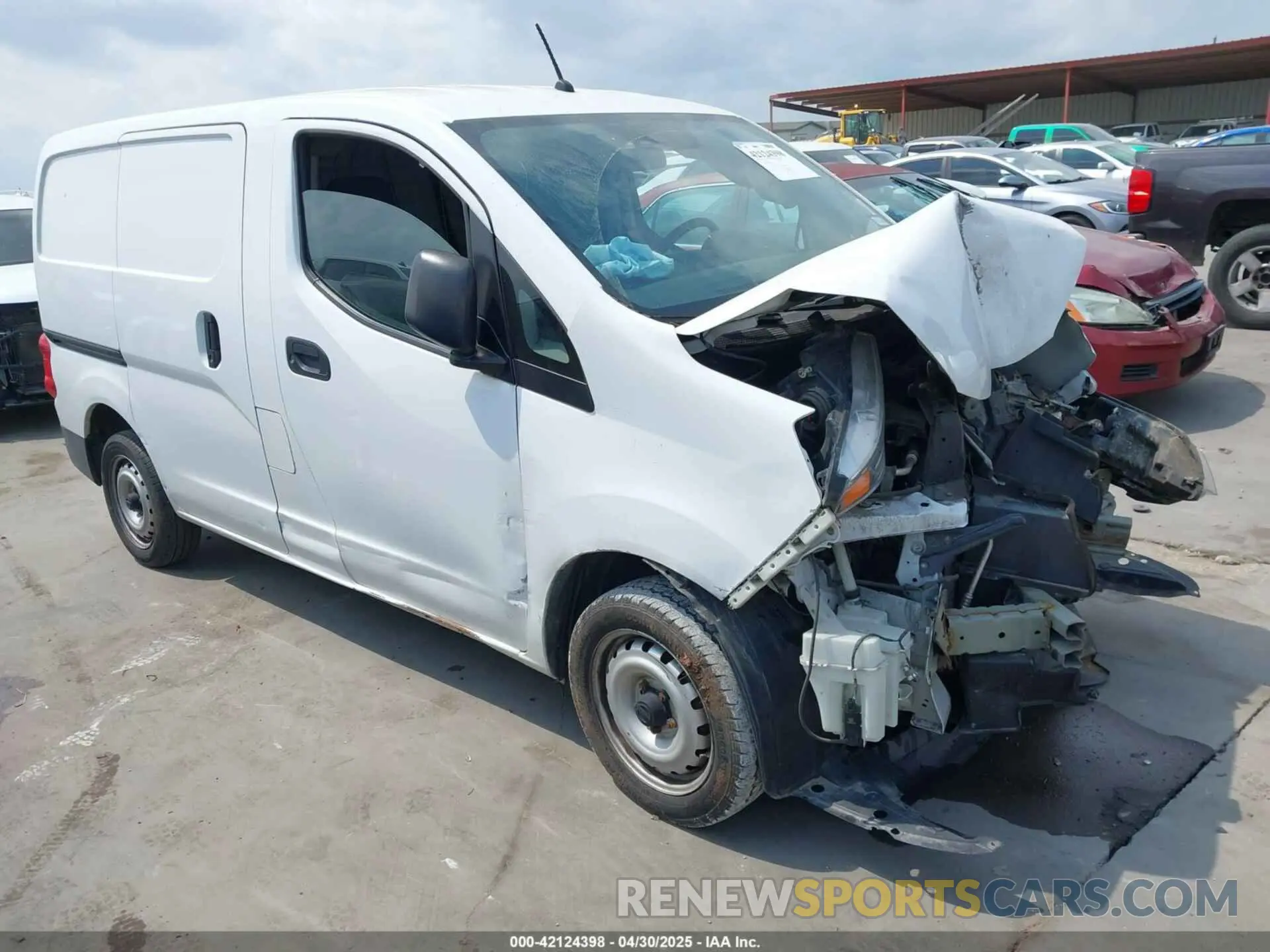1 Photograph of a damaged car 3N6CM0KN3KK710805 NISSAN NV200 2019