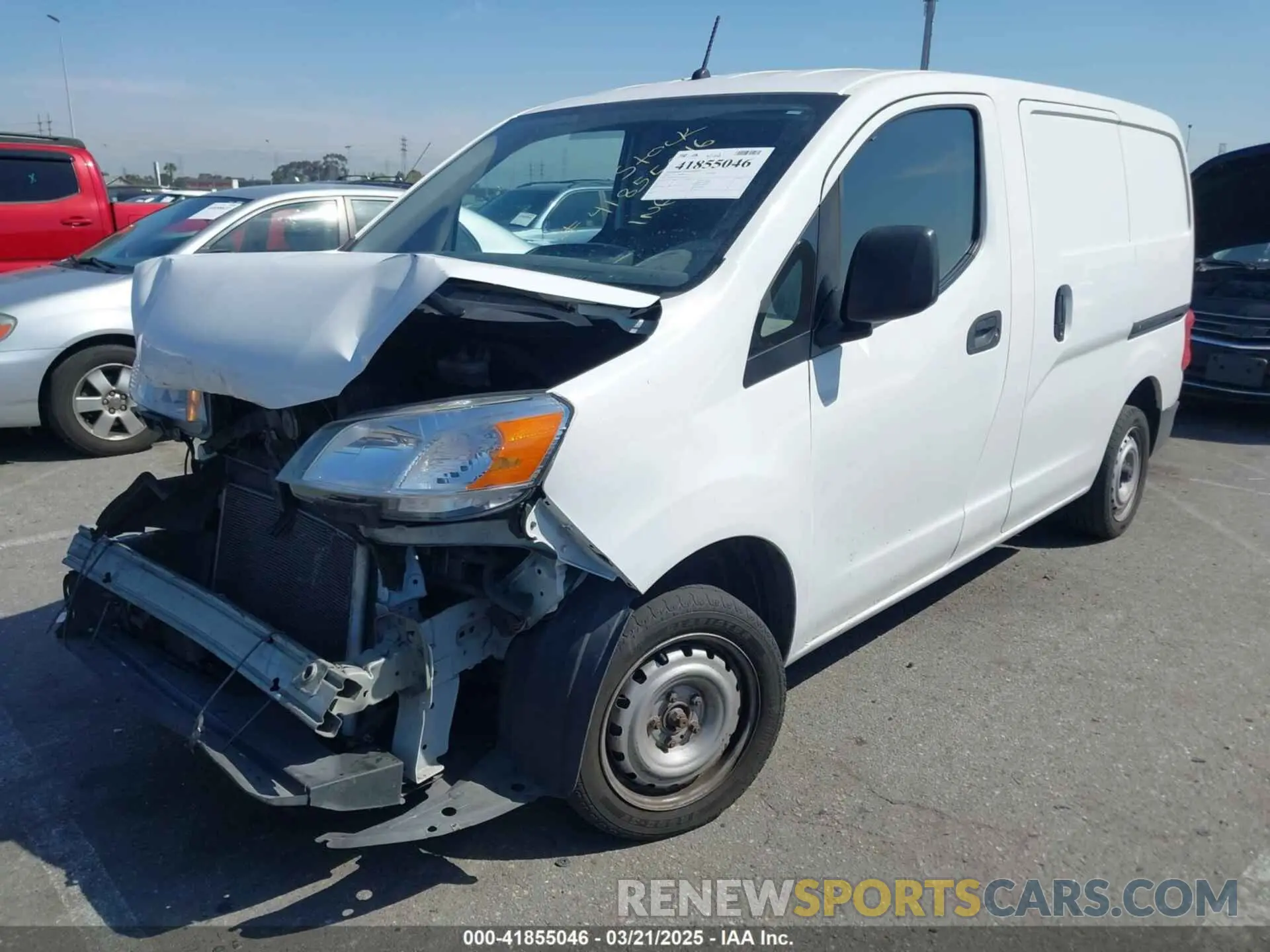 2 Photograph of a damaged car 3N6CM0KN4KK690564 NISSAN NV200 2019