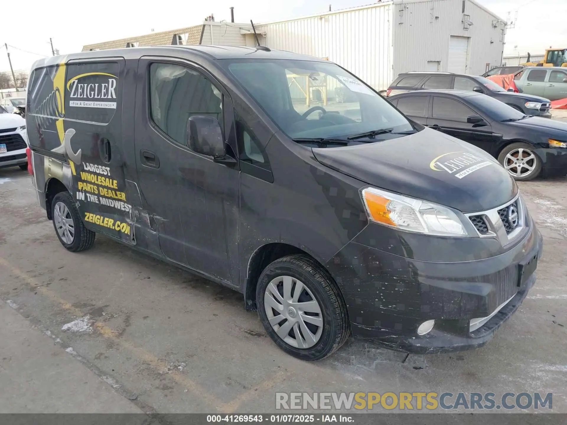 1 Photograph of a damaged car 3N6CM0KN4KK708965 NISSAN NV200 2019