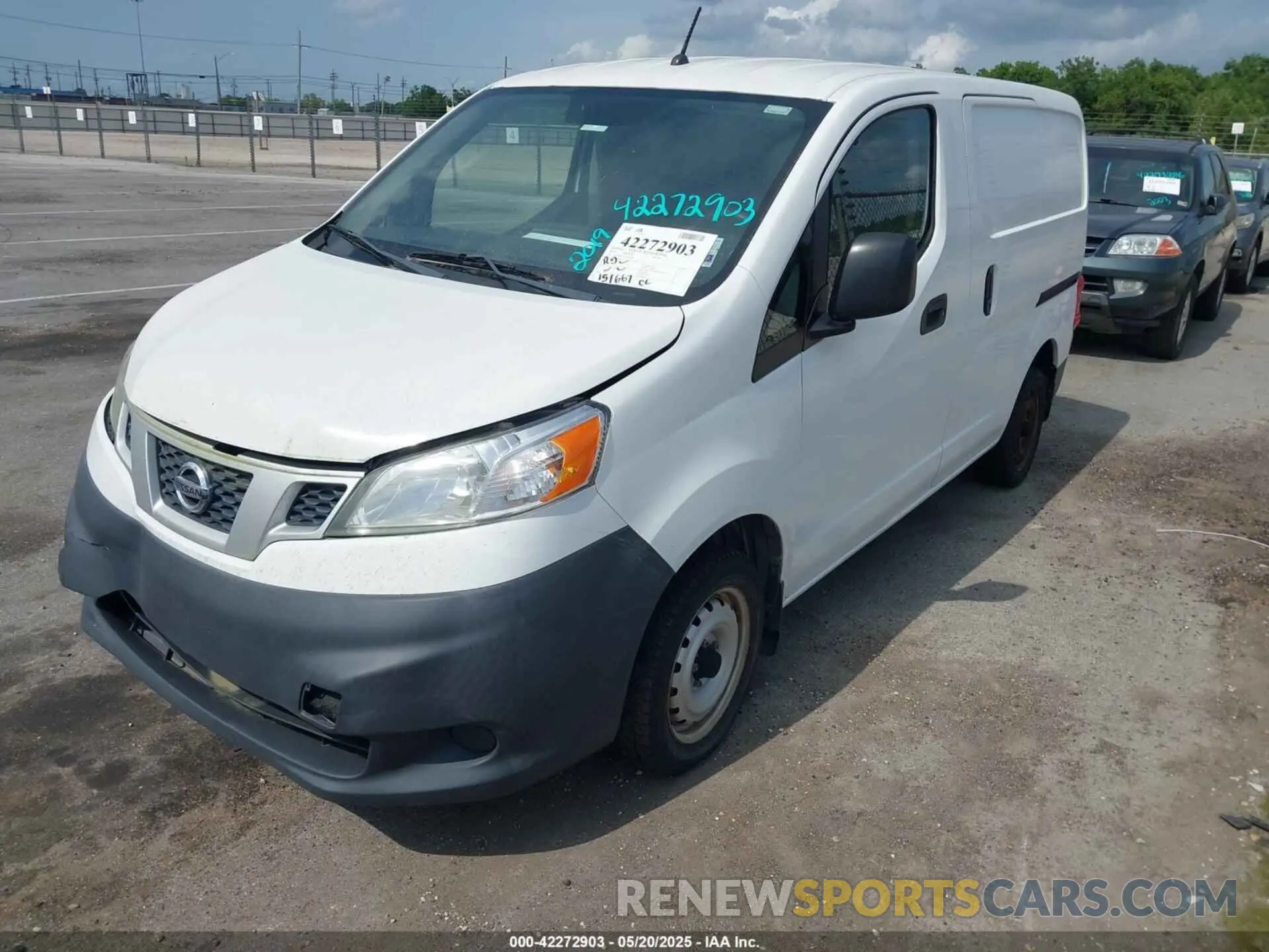 2 Photograph of a damaged car 3N6CM0KN5KK695904 NISSAN NV200 2019