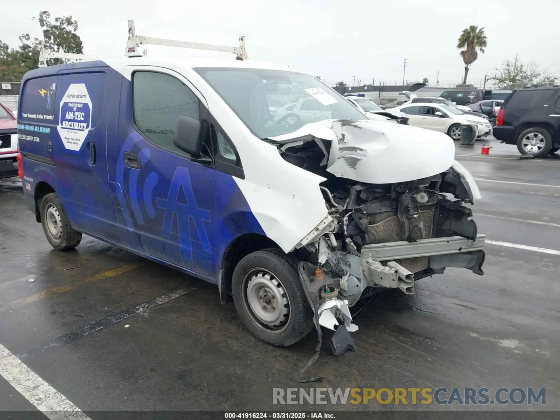 1 Photograph of a damaged car 3N6CM0KN6KK694549 NISSAN NV200 2019