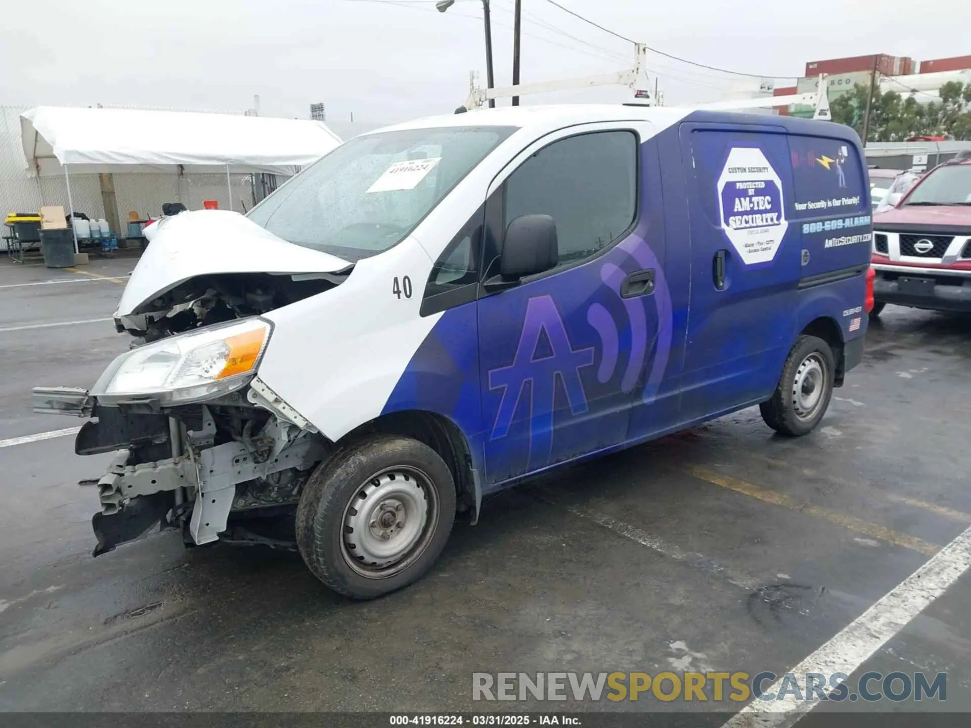 2 Photograph of a damaged car 3N6CM0KN6KK694549 NISSAN NV200 2019