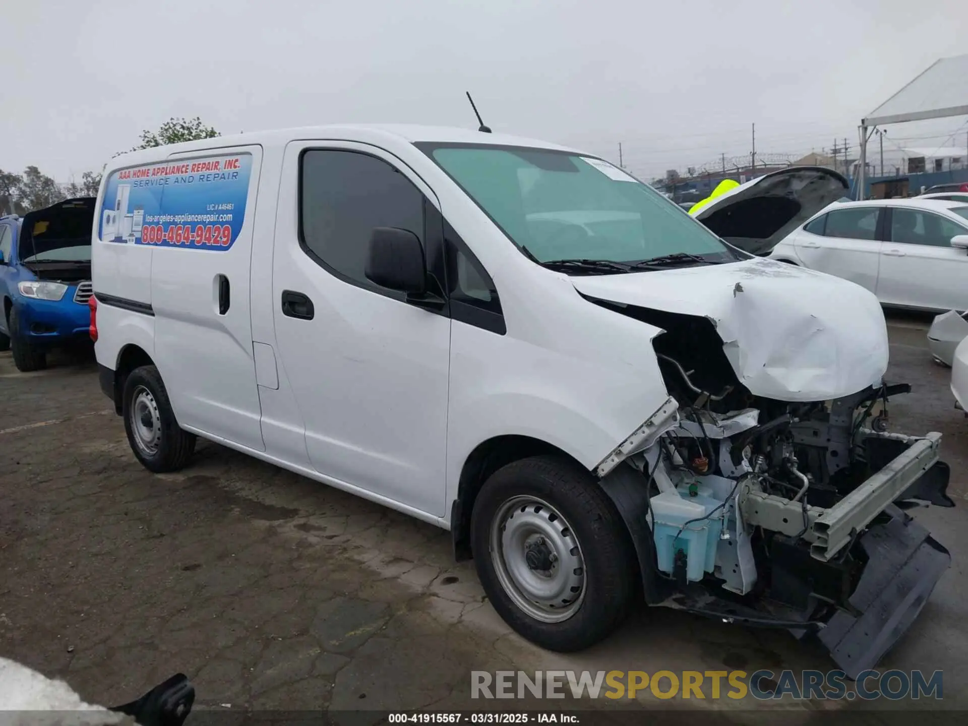 1 Photograph of a damaged car 3N6CM0KN6KK698178 NISSAN NV200 2019