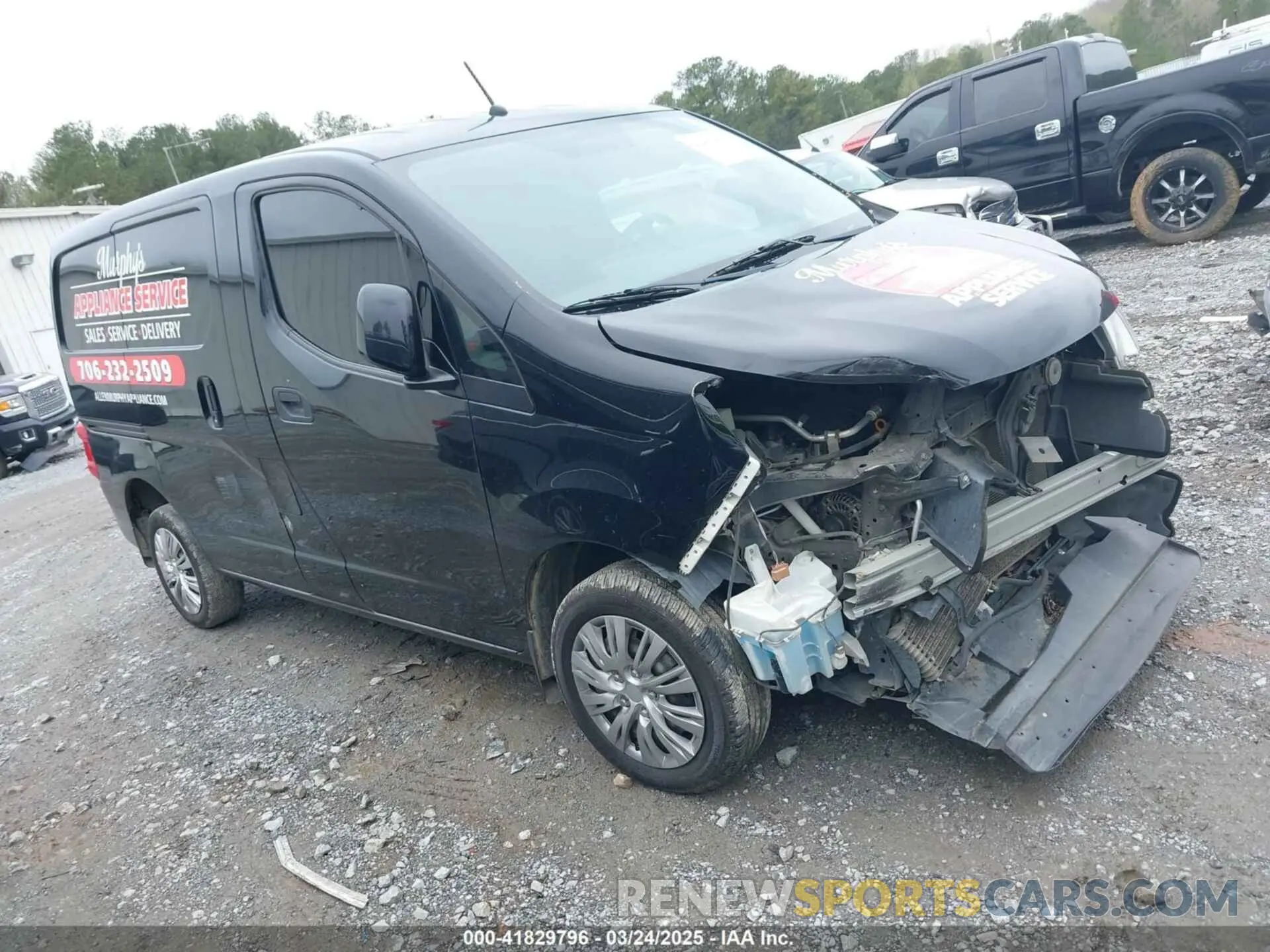 1 Photograph of a damaged car 3N6CM0KN7KK711925 NISSAN NV200 2019
