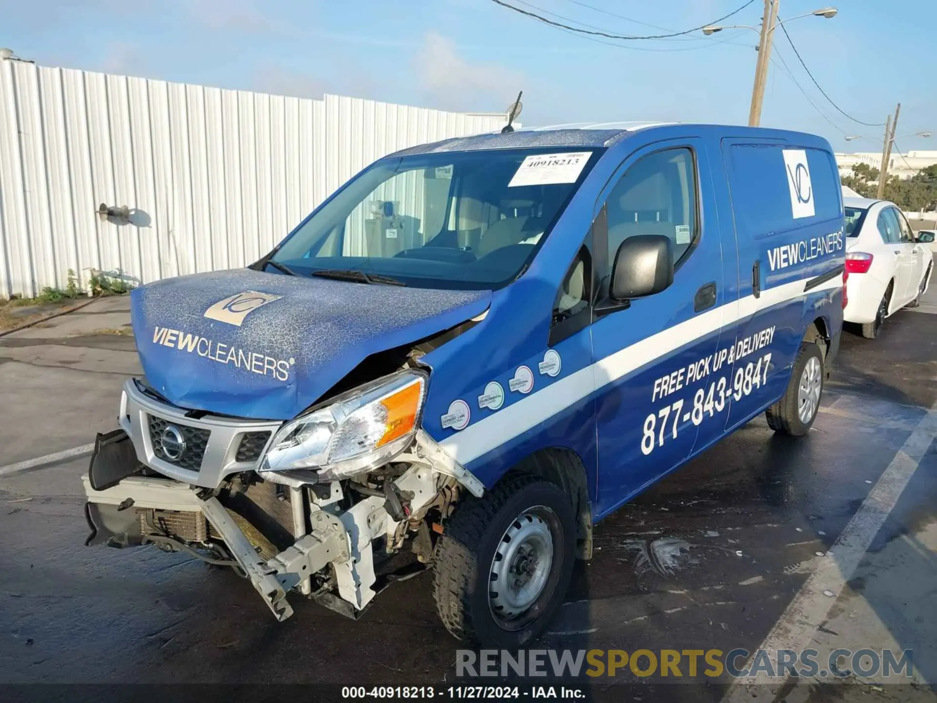 2 Photograph of a damaged car 3N6CM0KN8KK694701 NISSAN NV200 2019