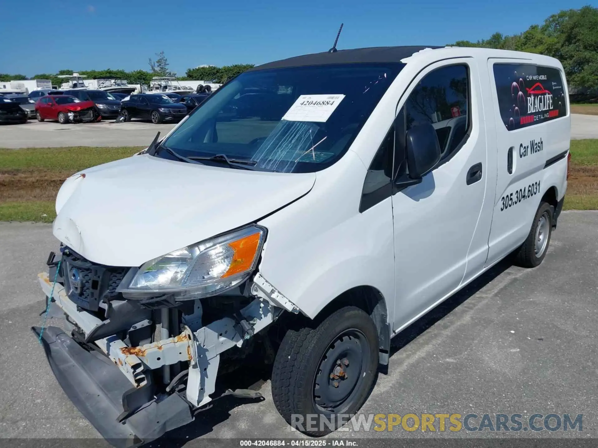 2 Photograph of a damaged car 3N6CM0KN8KK696559 NISSAN NV200 2019