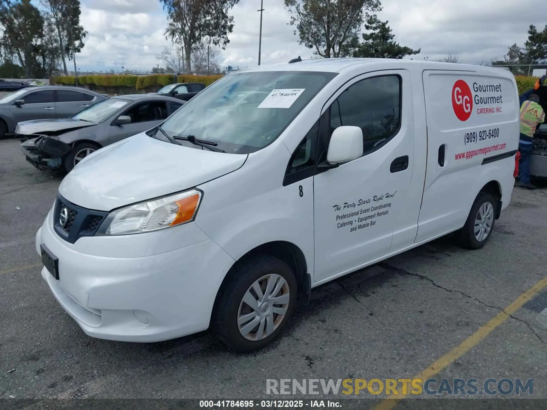 2 Photograph of a damaged car 3N6CM0KN9KK694173 NISSAN NV200 2019