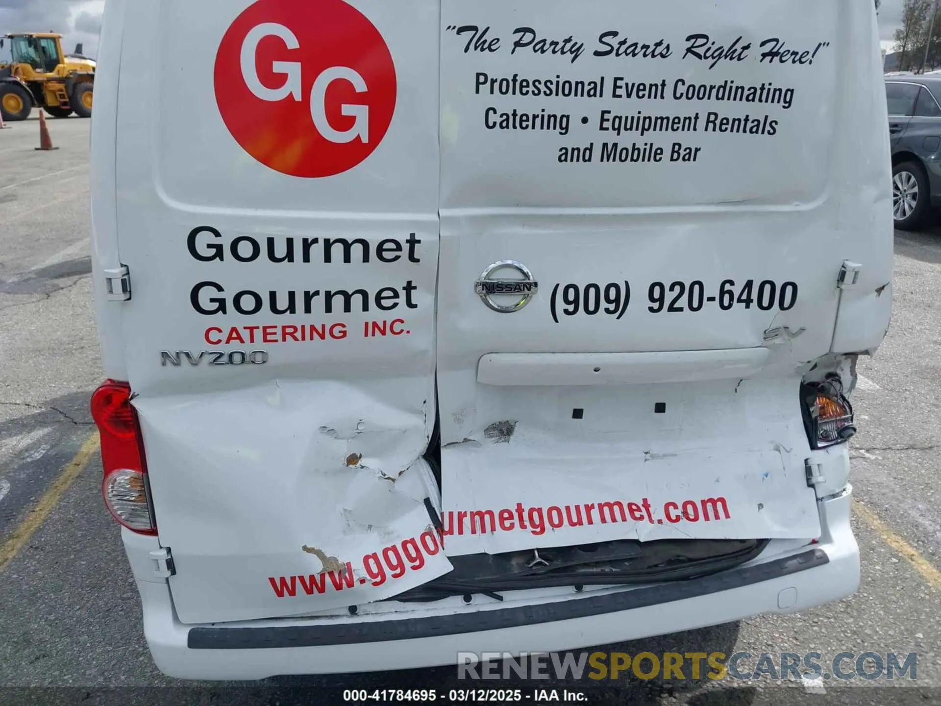 6 Photograph of a damaged car 3N6CM0KN9KK694173 NISSAN NV200 2019
