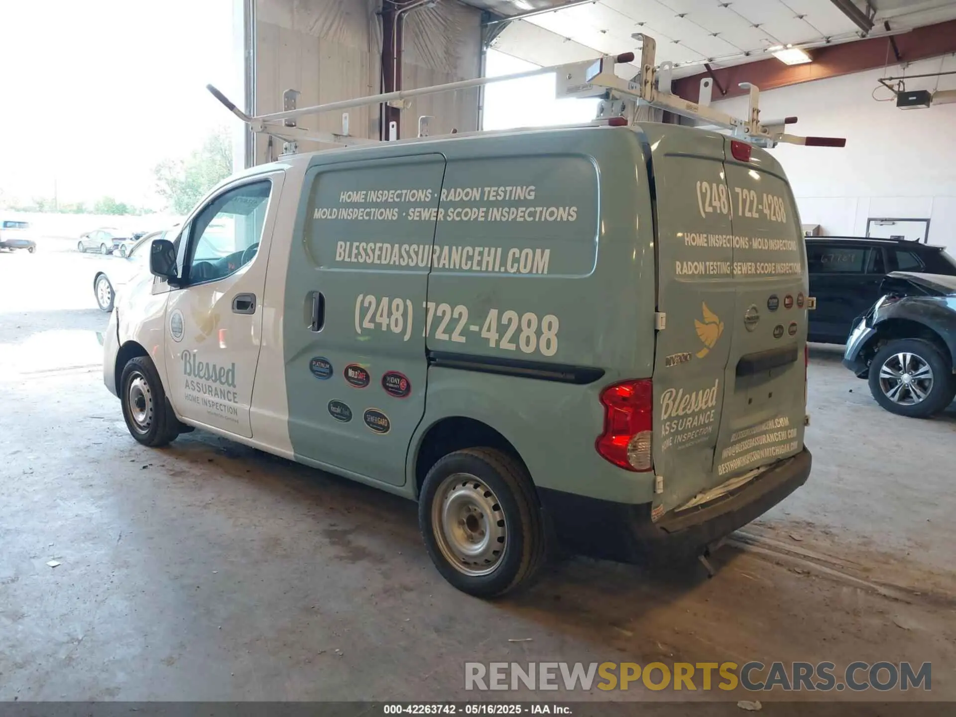 3 Photograph of a damaged car 3N6CM0KN9KK699096 NISSAN NV200 2019