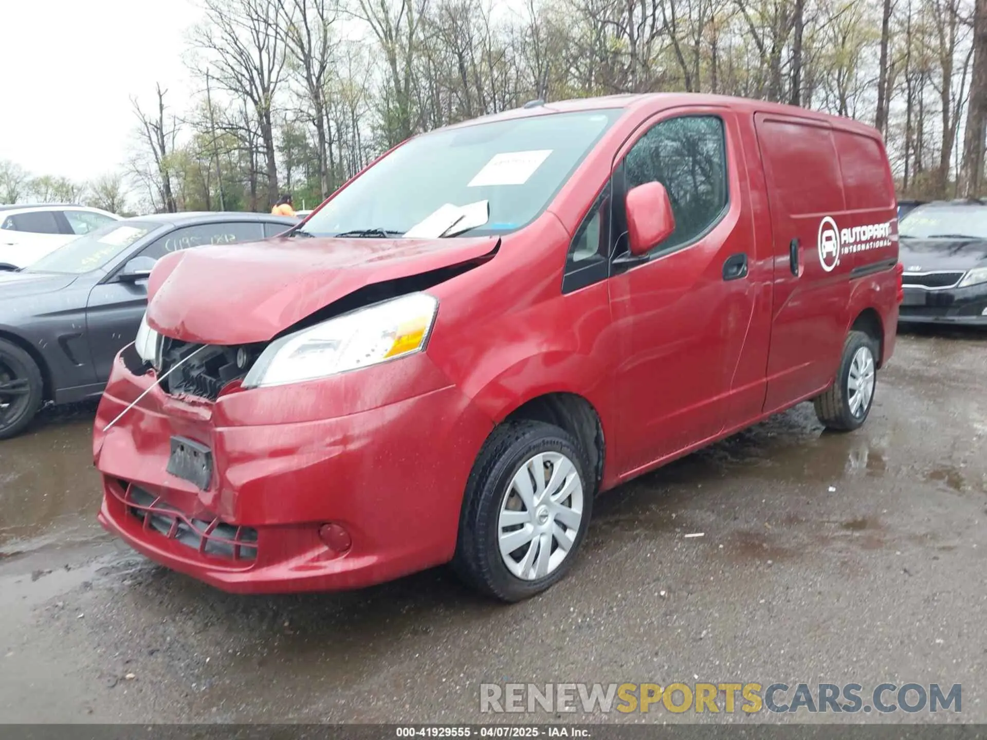 2 Photograph of a damaged car 3N6CM0KN9KK702885 NISSAN NV200 2019