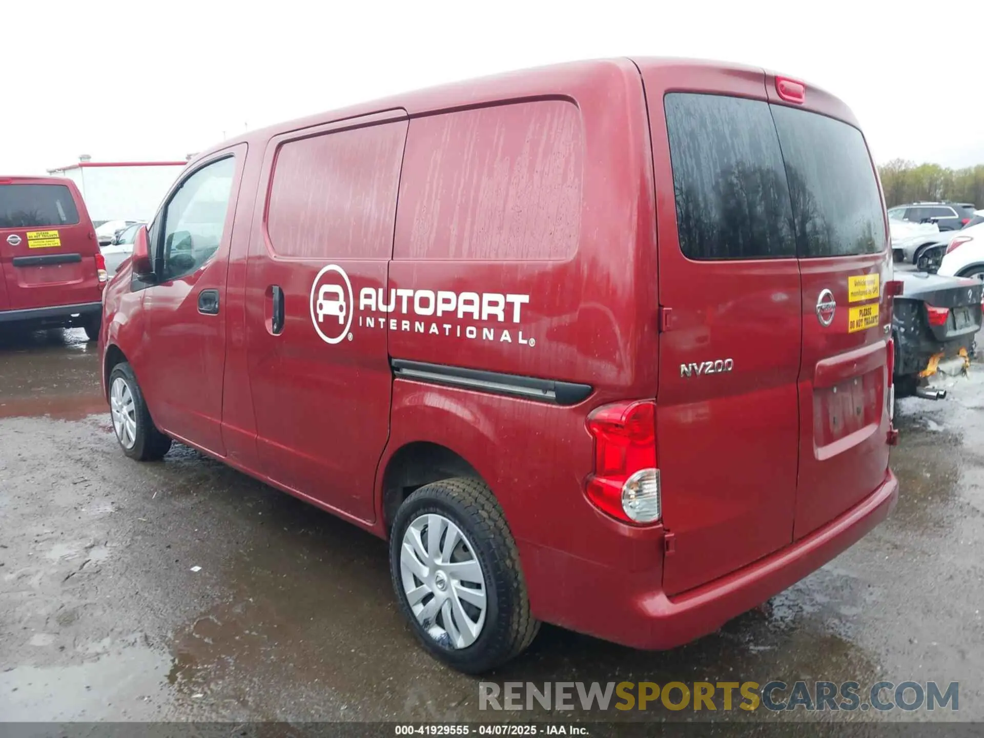 3 Photograph of a damaged car 3N6CM0KN9KK702885 NISSAN NV200 2019