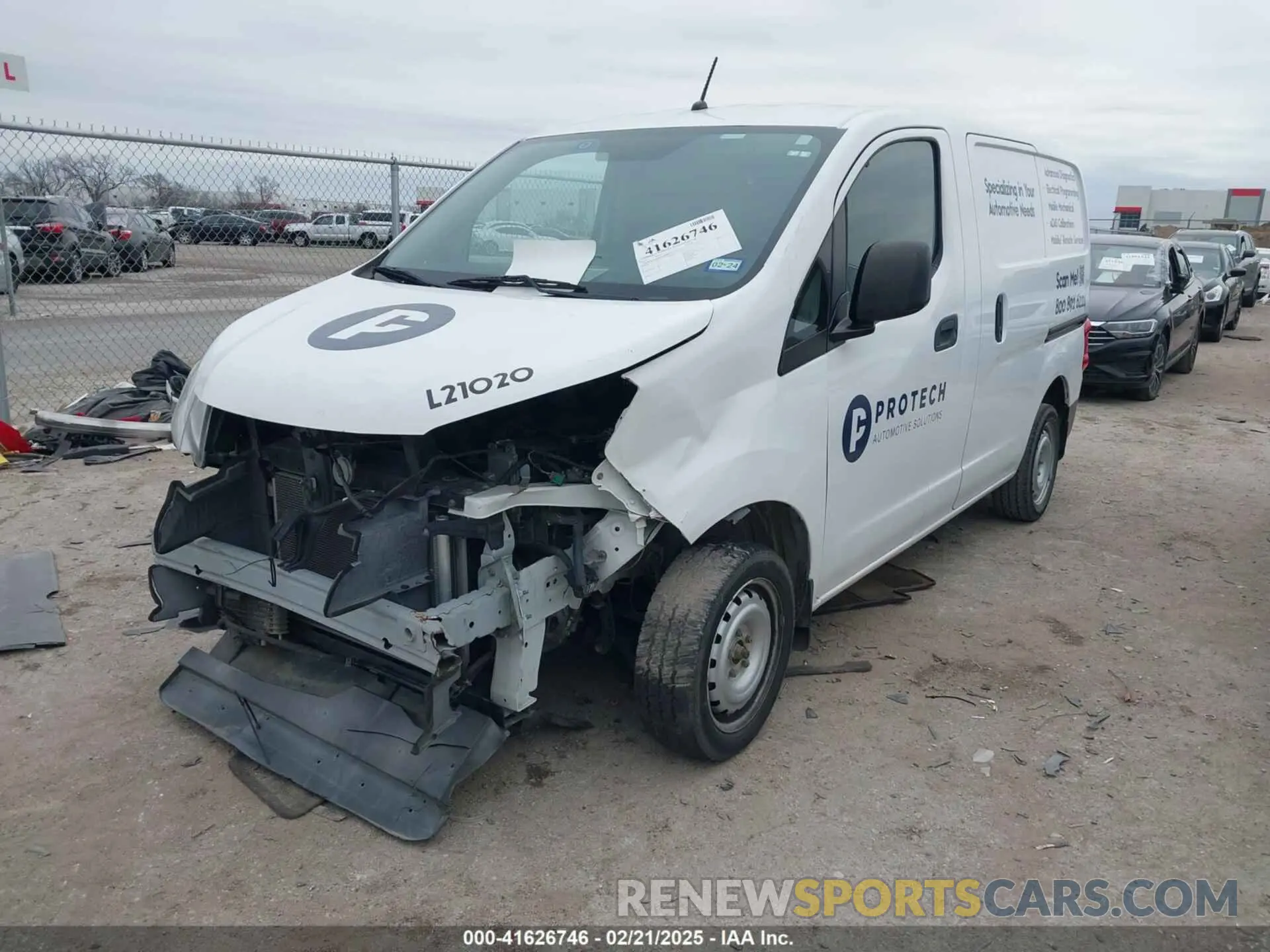 2 Photograph of a damaged car 3N6CM0KN9KK703180 NISSAN NV200 2019
